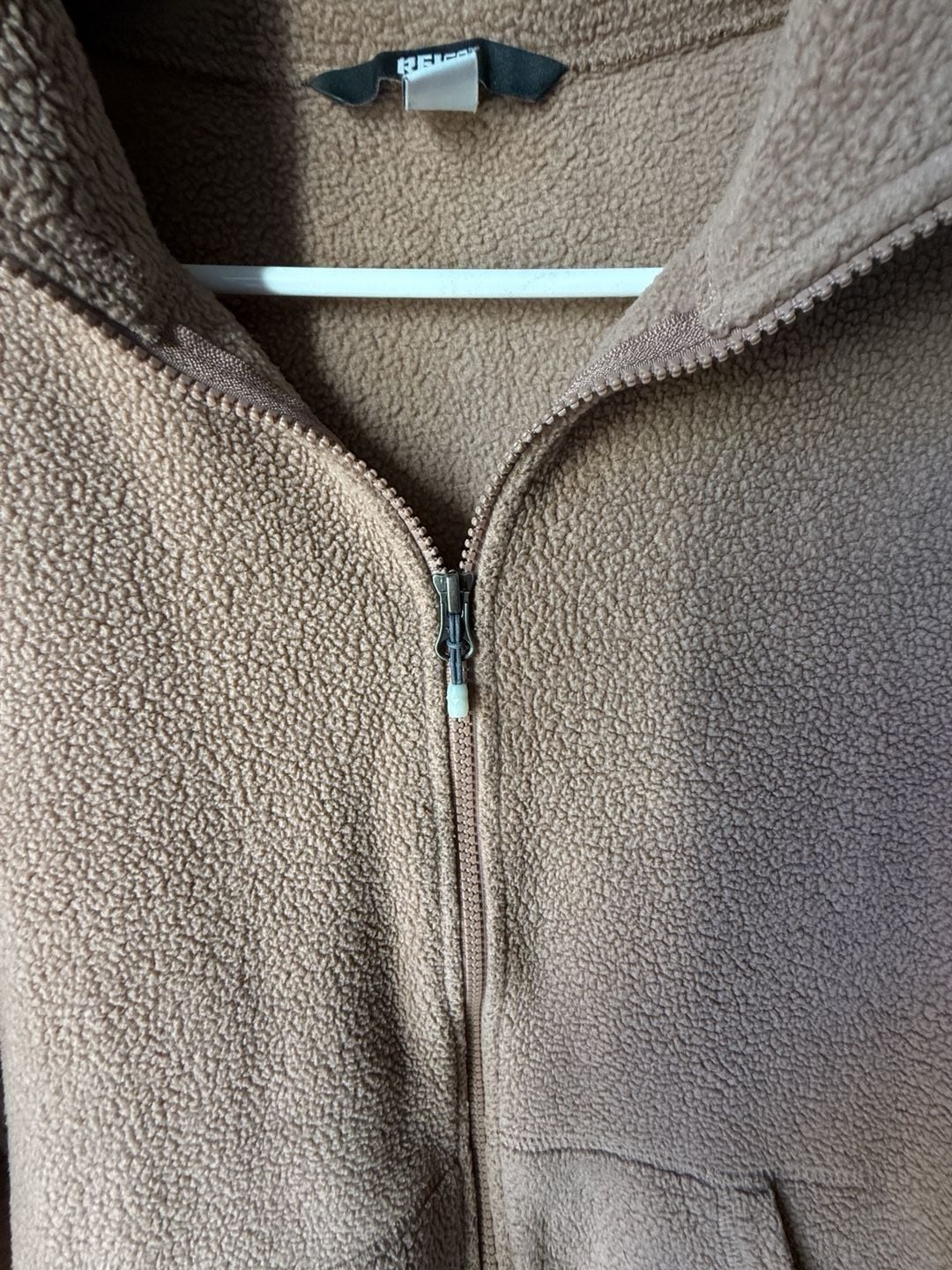 Cozy Fall π REI Co-op Fleece Jacket Size M Brown Full Zip Sherpa 4