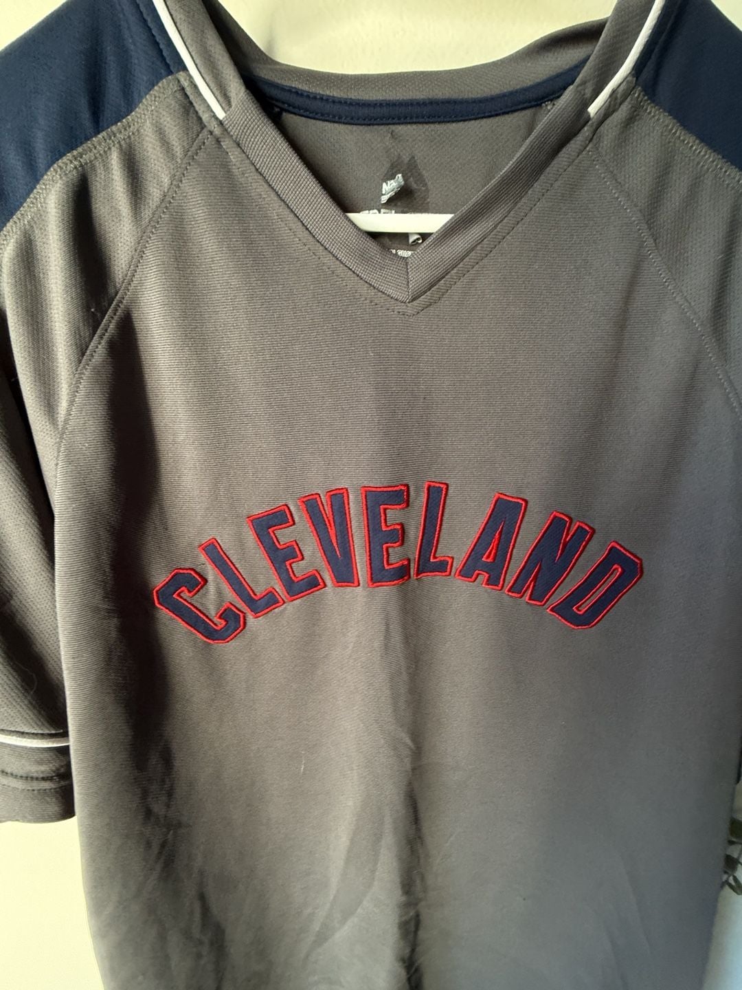 ⚾️ RARE Vintage Cleveland Indians Chief Wahoo Majestic Jersey 💥 size L 4