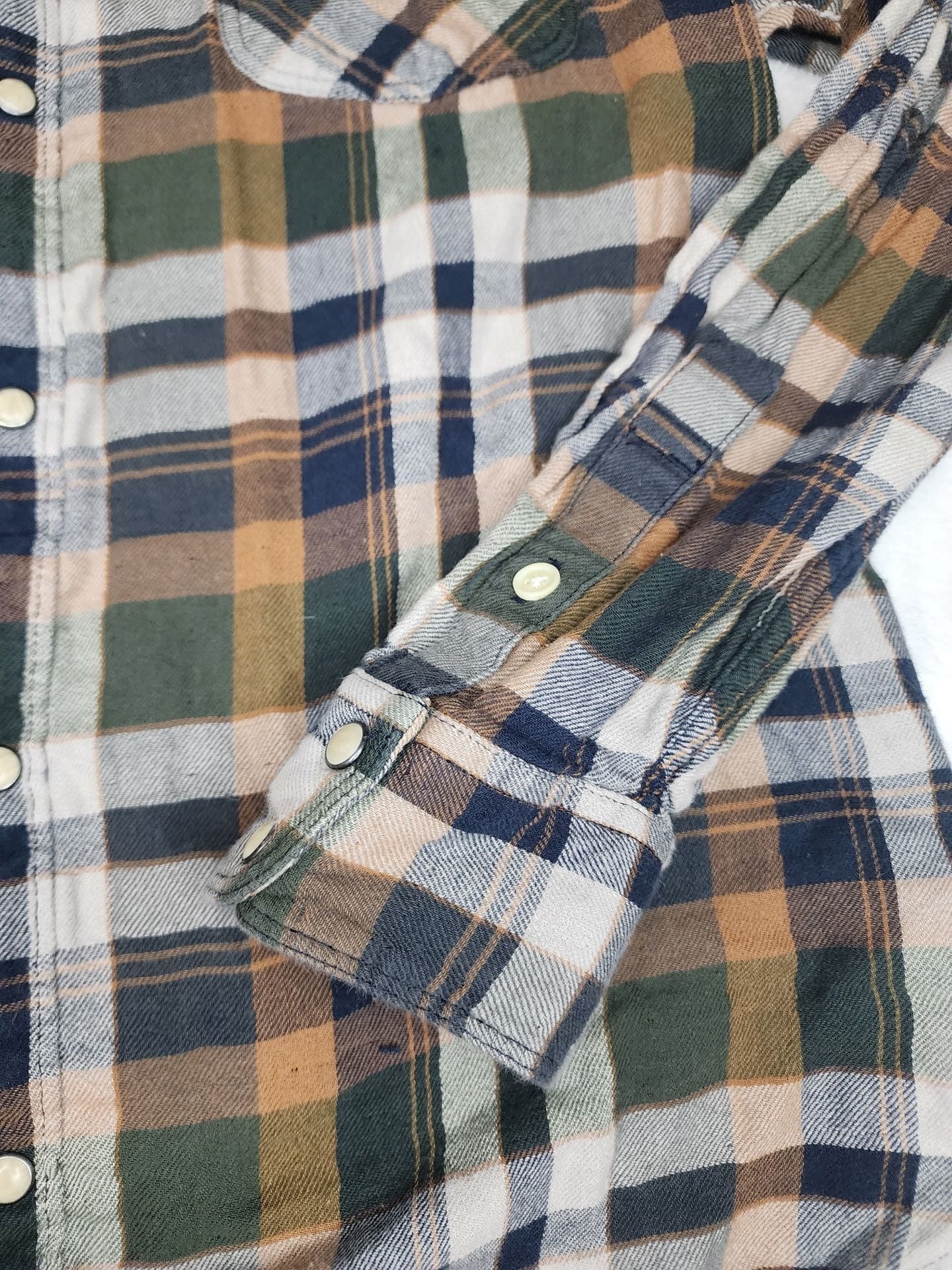 Lucky Brand Plaid Long Sleeve Button Down Shirt Size L 7