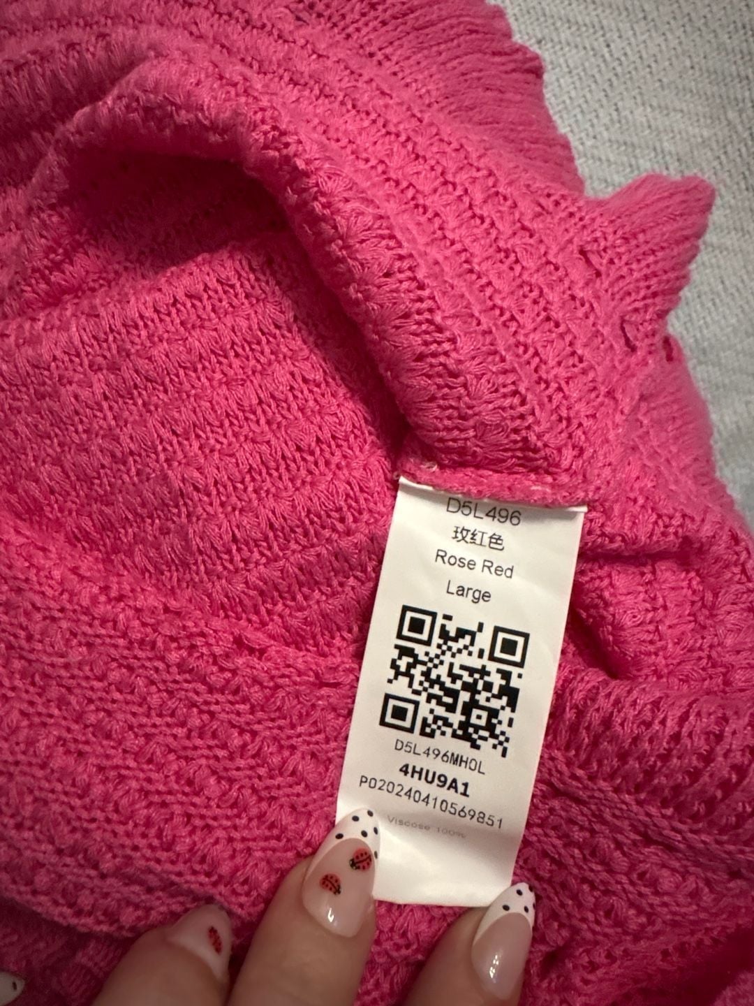 Pink Ruffle Knit Top 3