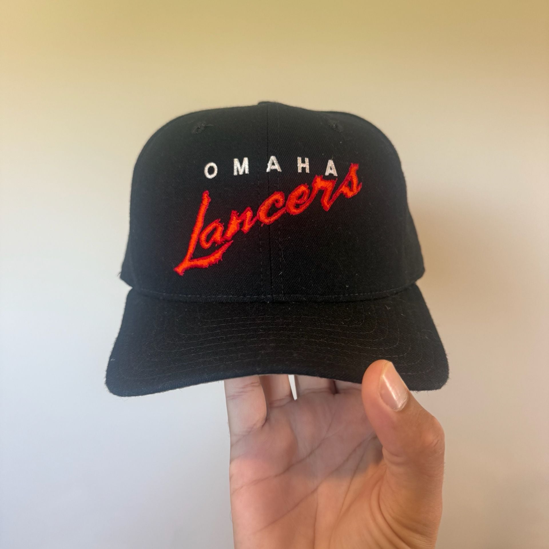 New Era Omaha Lancers Pro Model Hat Medium-Large Vintage 2