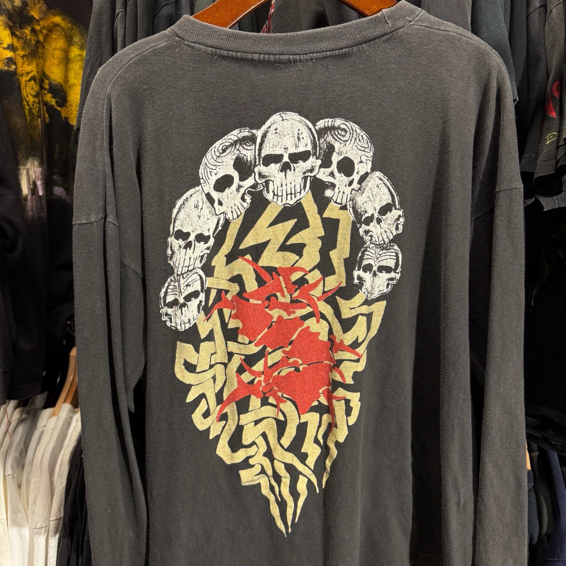 Vintage European Sepultura Bloody Roots Bootleg Black Long Sleeve Large Band Teea 5
