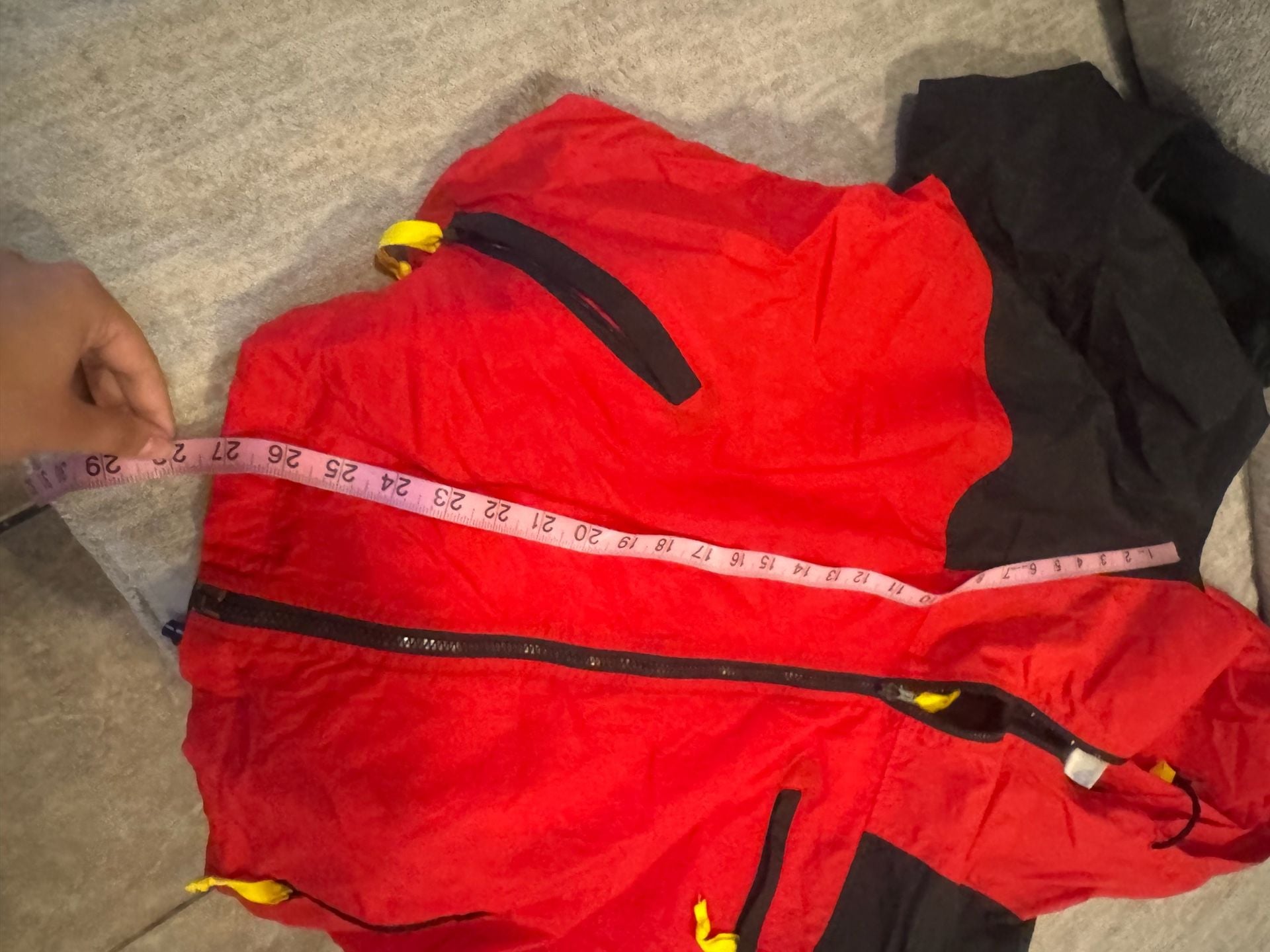 Vintage Marlboro Adventure Team Windbreaker Jacket Red Black Mens XL 7
