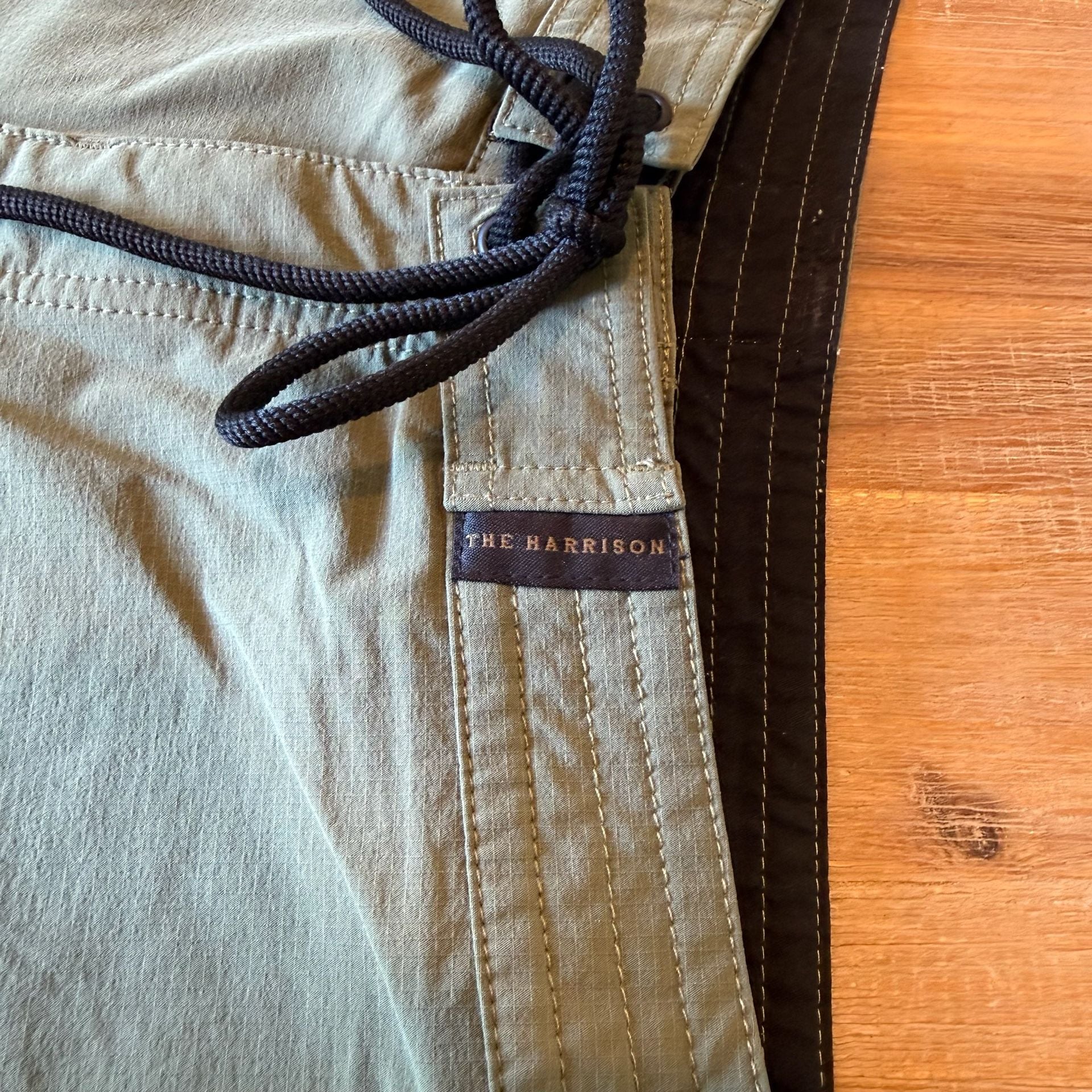 Deus Ex Machina The Harrison Boardshorts Men Sz 30 Olive Green Swim Trunks Surf 5