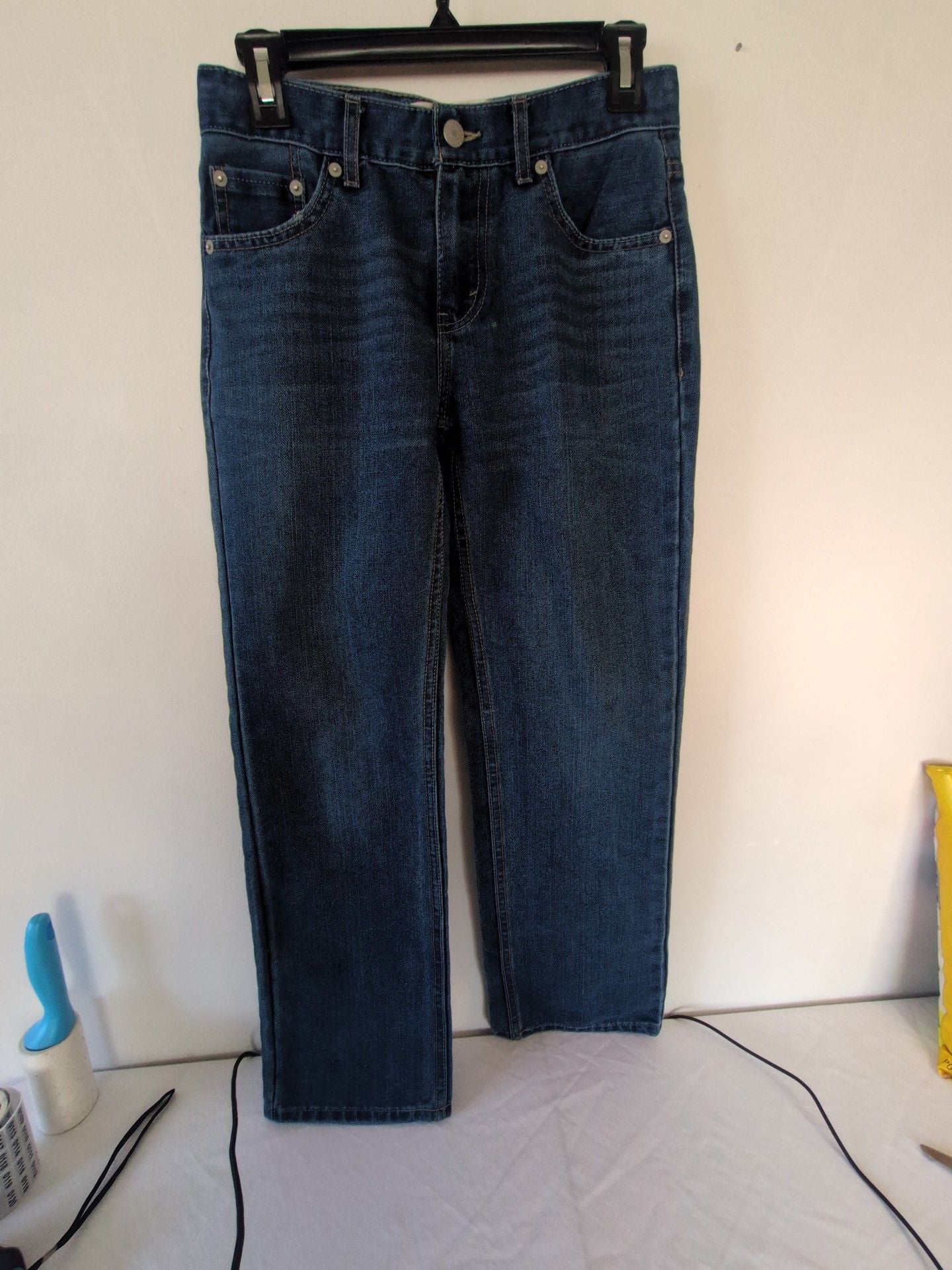 Levi's 505 Regular Jeans Size 27x29 Blue Denim 2