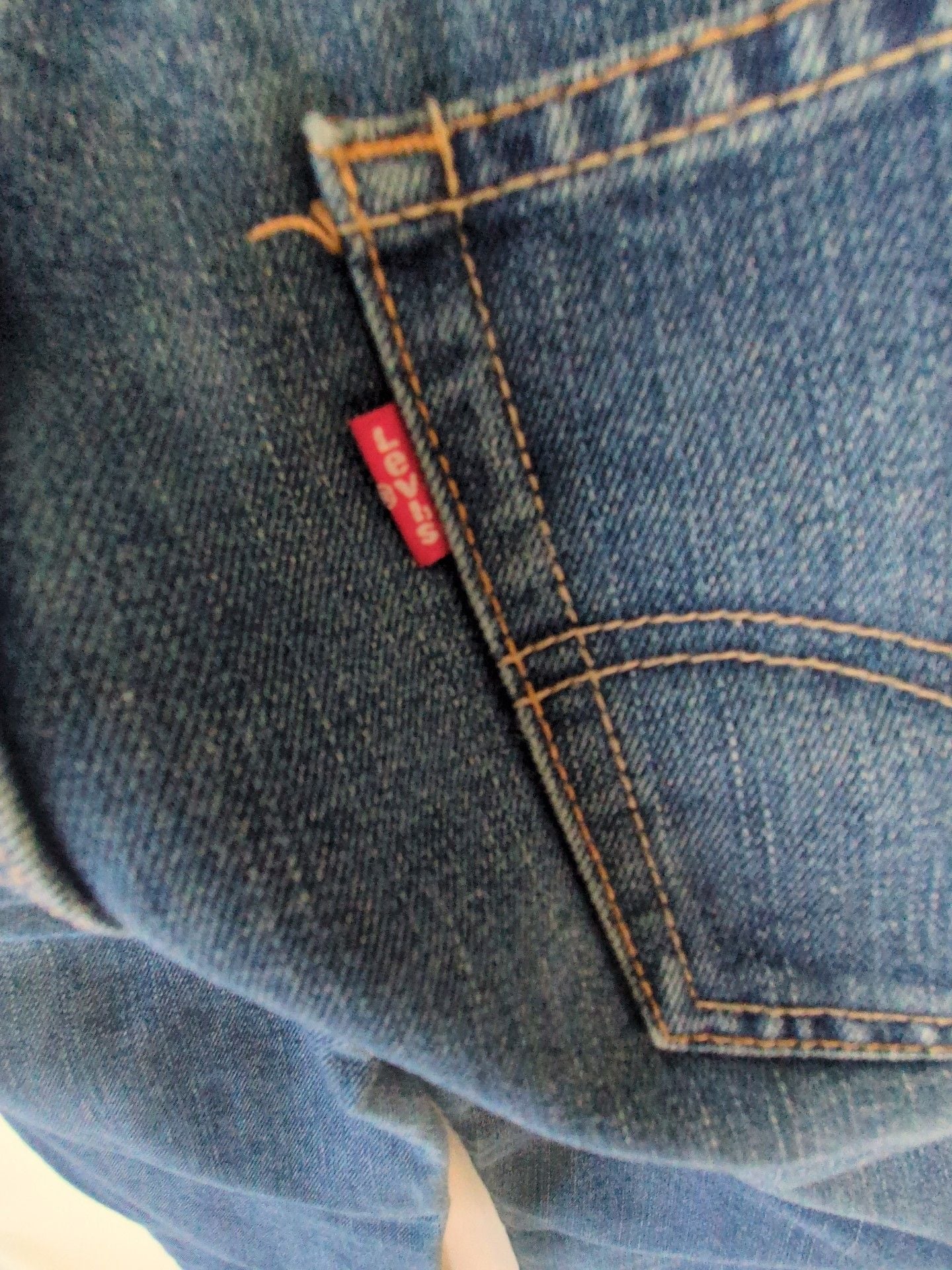 Levi's 505 Regular Jeans Size 27x29 Blue Denim 4
