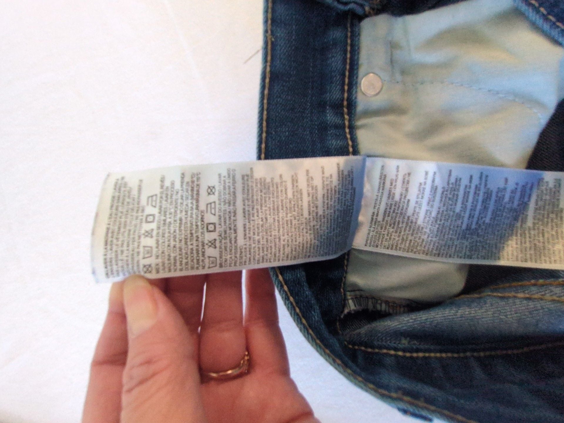 Levi's 505 Regular Jeans Size 27x29 Blue Denim 9