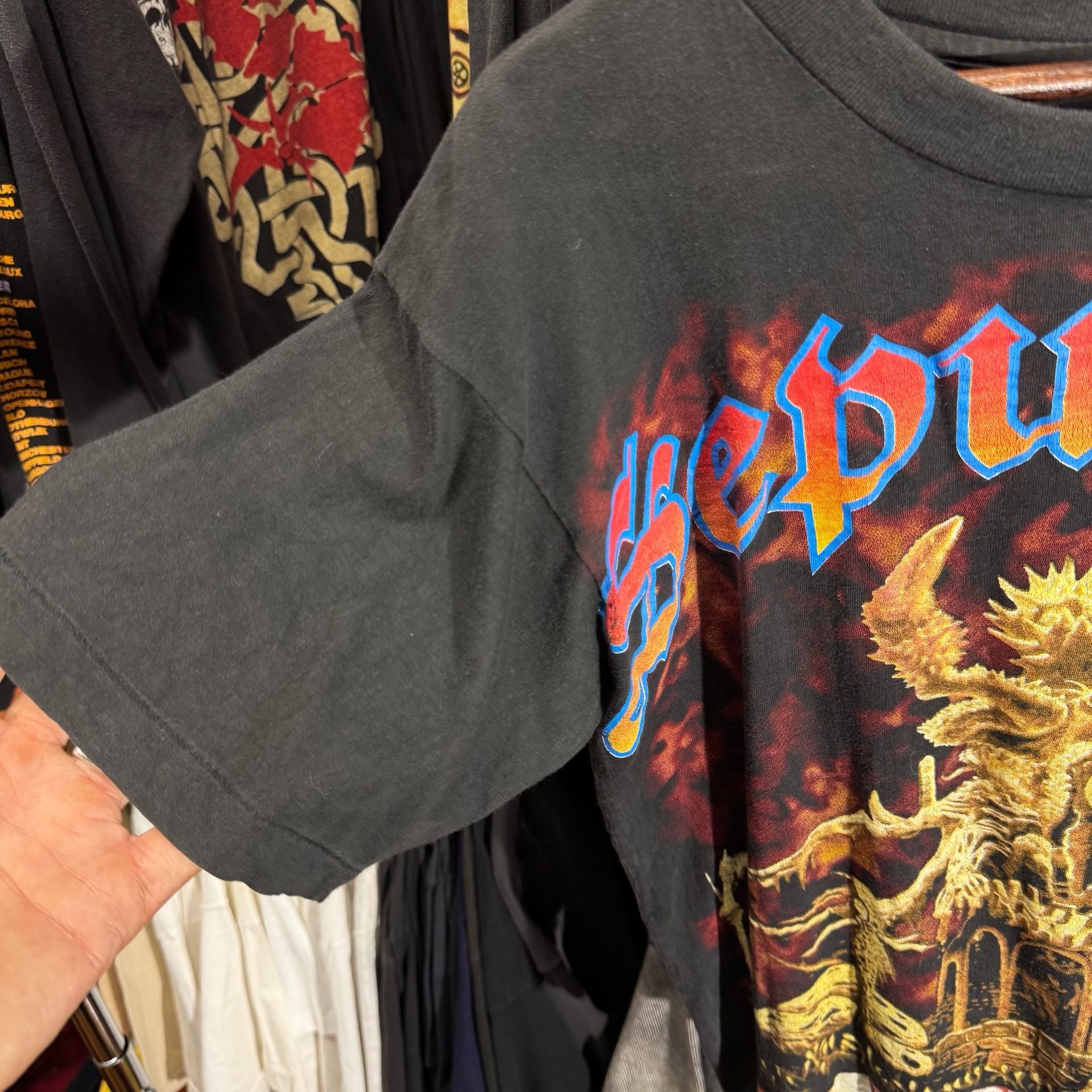 Vintage Sepultura Chaos A.D. ARISE AOP Band T-Shirt Bootleg Tee 7