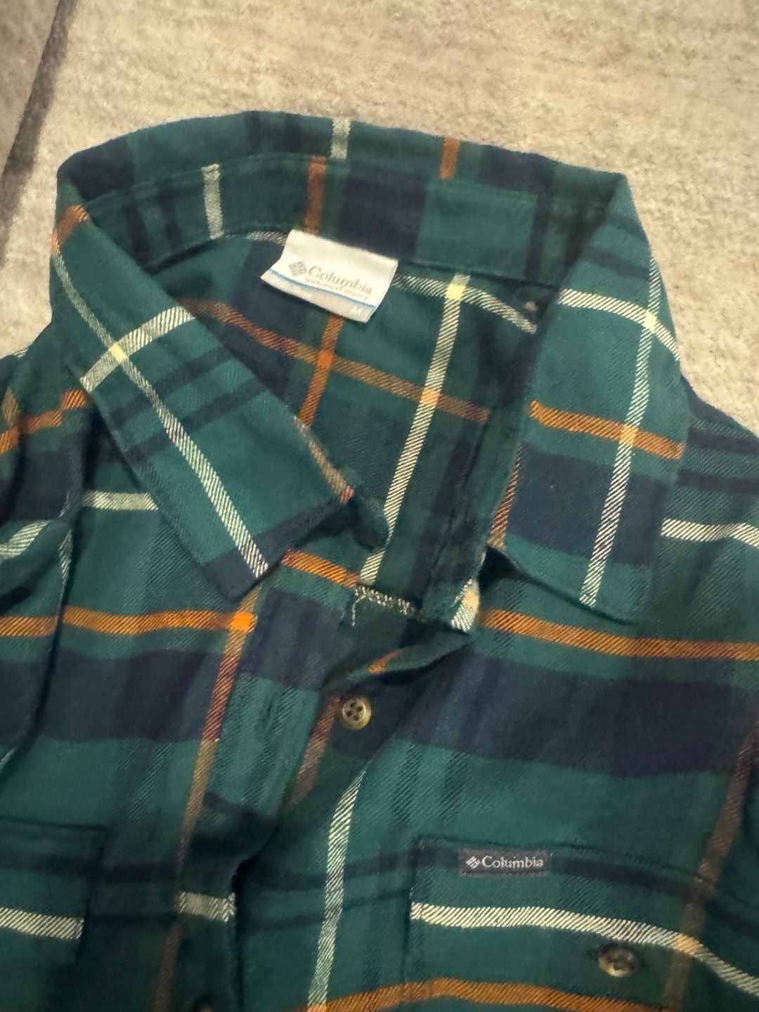 Columbia Plaid Long Sleeve Shirt Lot of 2 Women’s Med 3