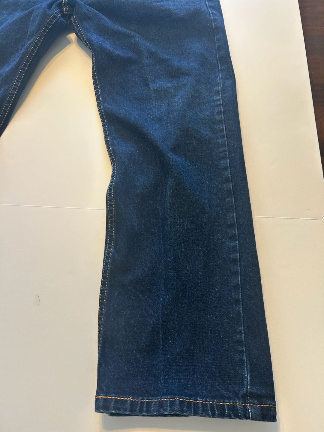 Levi's 505 Relaxed Straight Leg Jeans 38 x 30 Blue Denim 8