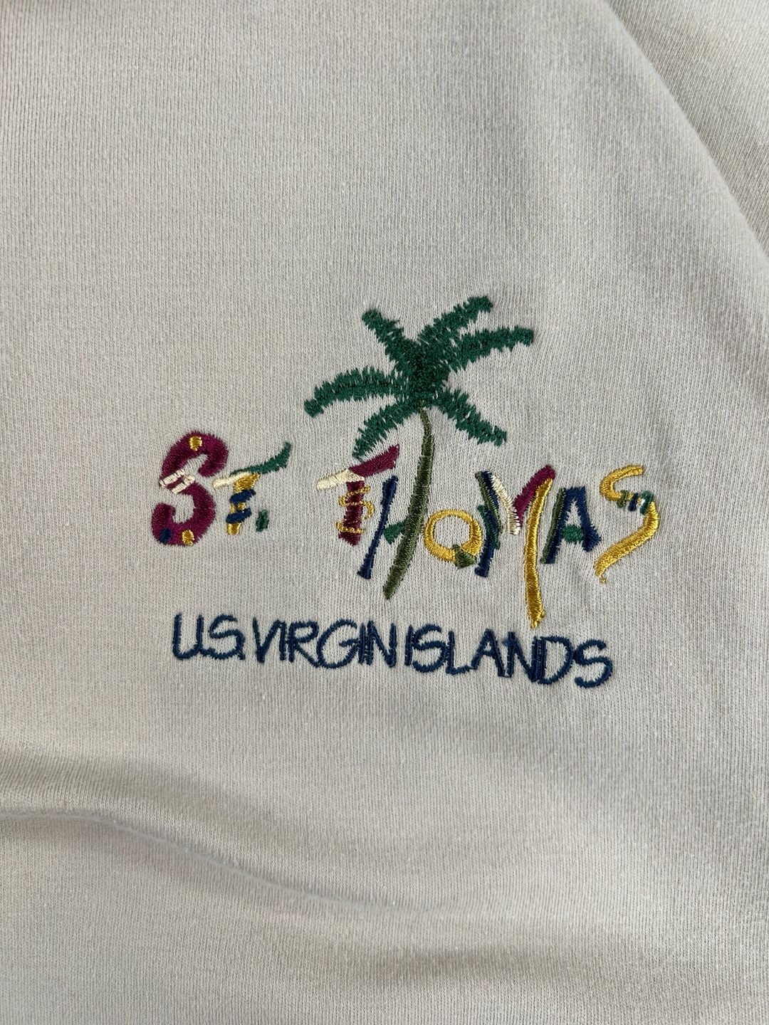Best Activewear St. Thomas US Virgin Islands Polo Size L Tan Cotton 4