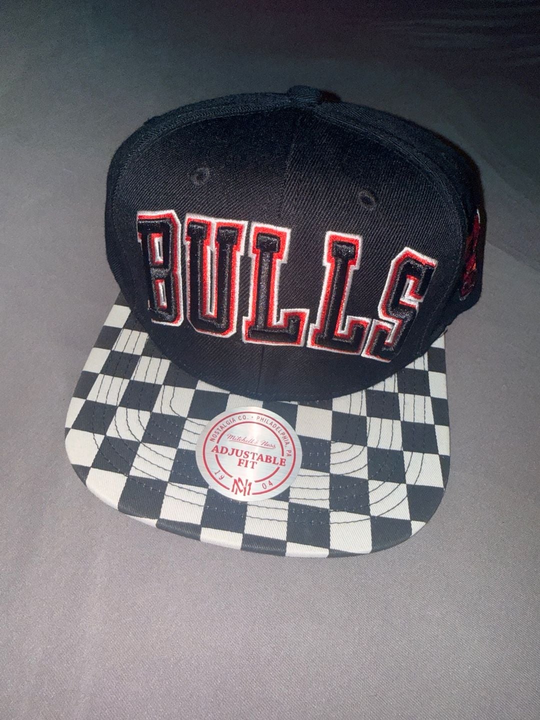 Chicago Bulls Checkered Jersey Black Red Number 66 8