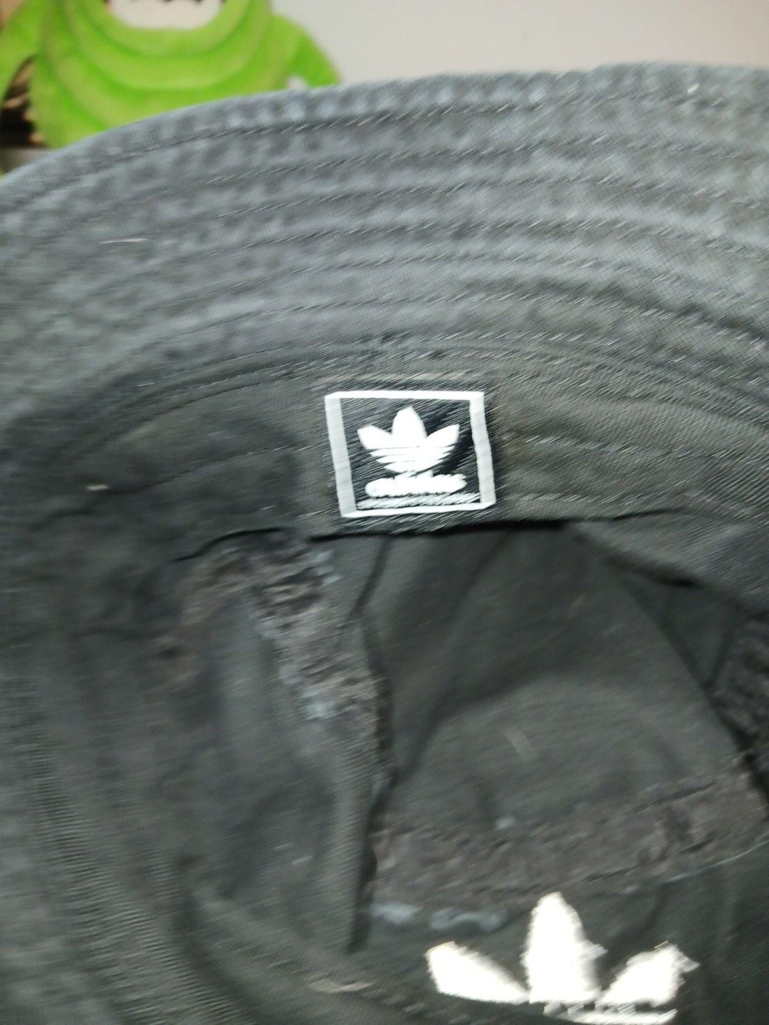 Adidas Trefoil Embroidered Black Bucket Hat 4