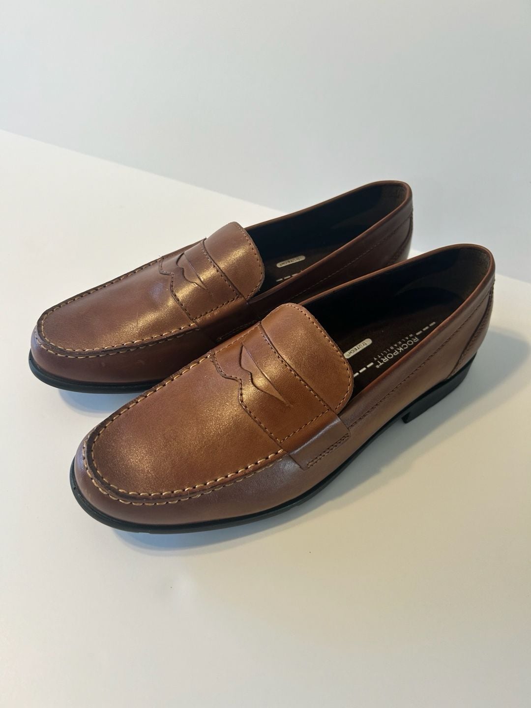 Rockport Penny Loafers Brown Leather 2