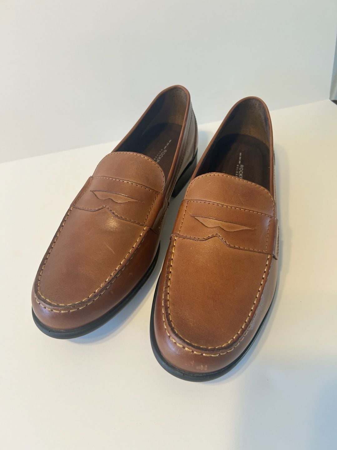 Rockport Penny Loafers Brown Leather 3