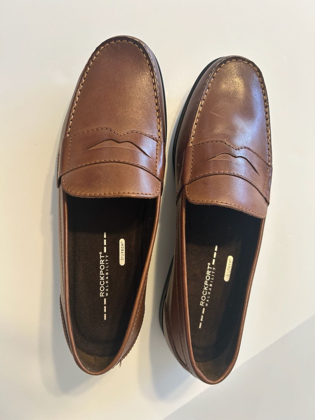 Rockport Penny Loafers Brown Leather 4
