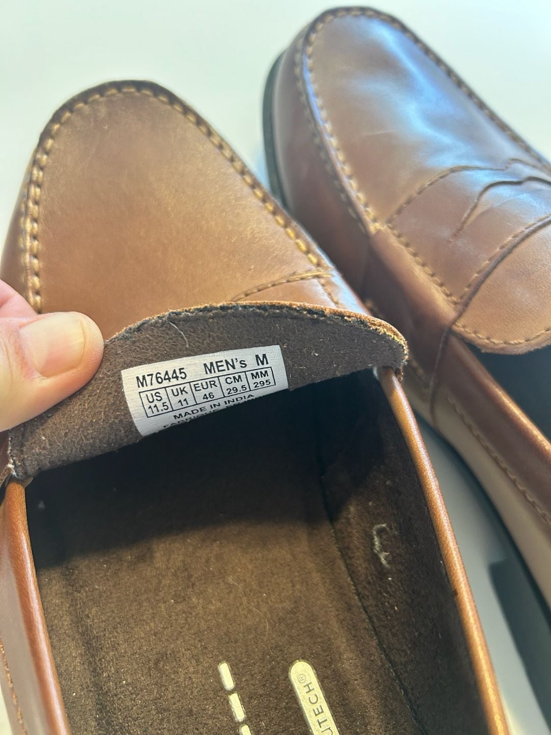 Rockport Penny Loafers Brown Leather 5