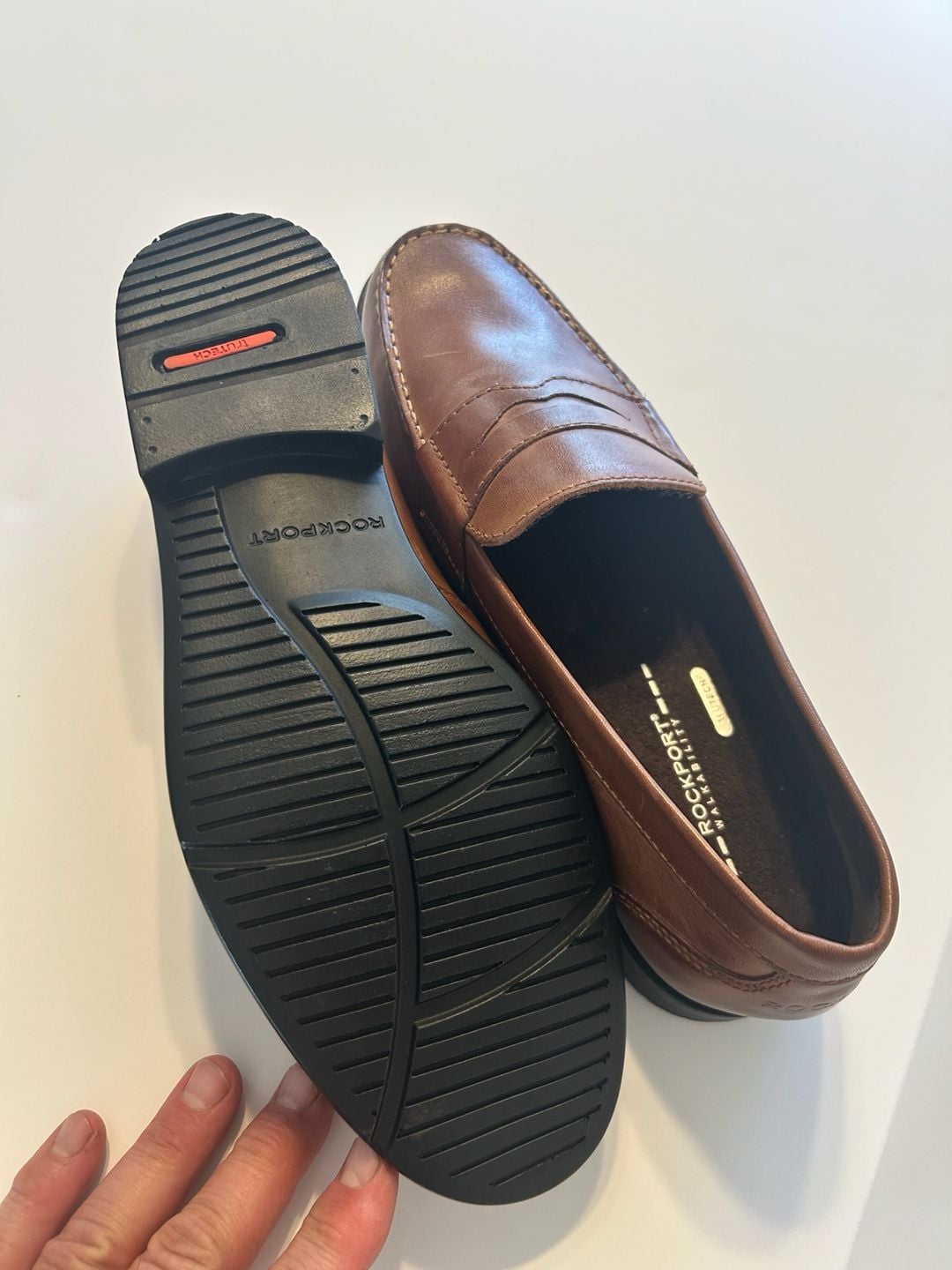 Rockport Penny Loafers Brown Leather 7