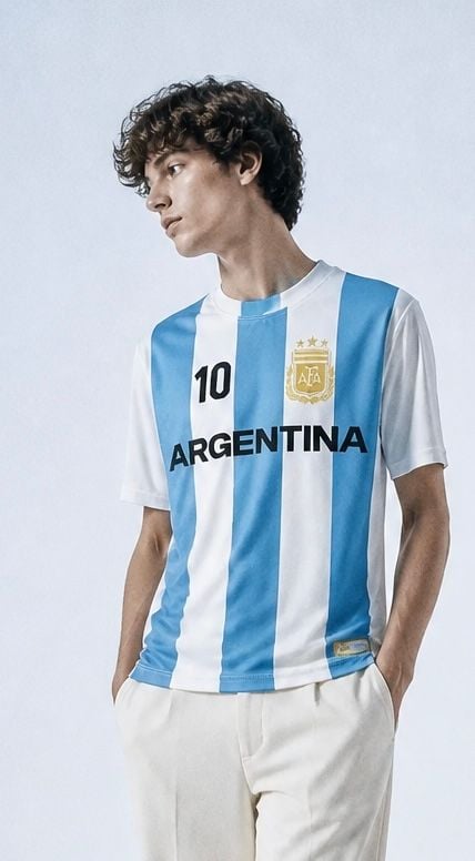 Argentina Soccer Jersey Size L 3