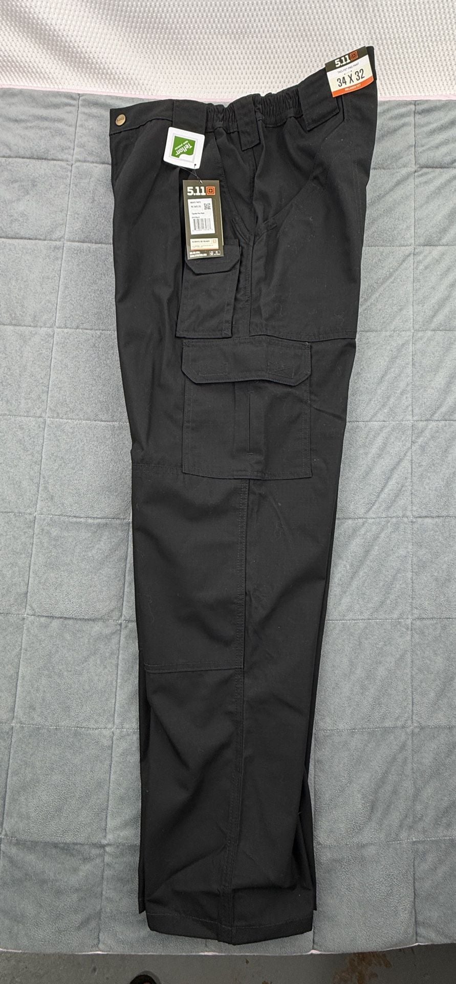 5.11 Tactical Taclite Pro Pant 34x32 Black Cargo Pants New With Tags 4