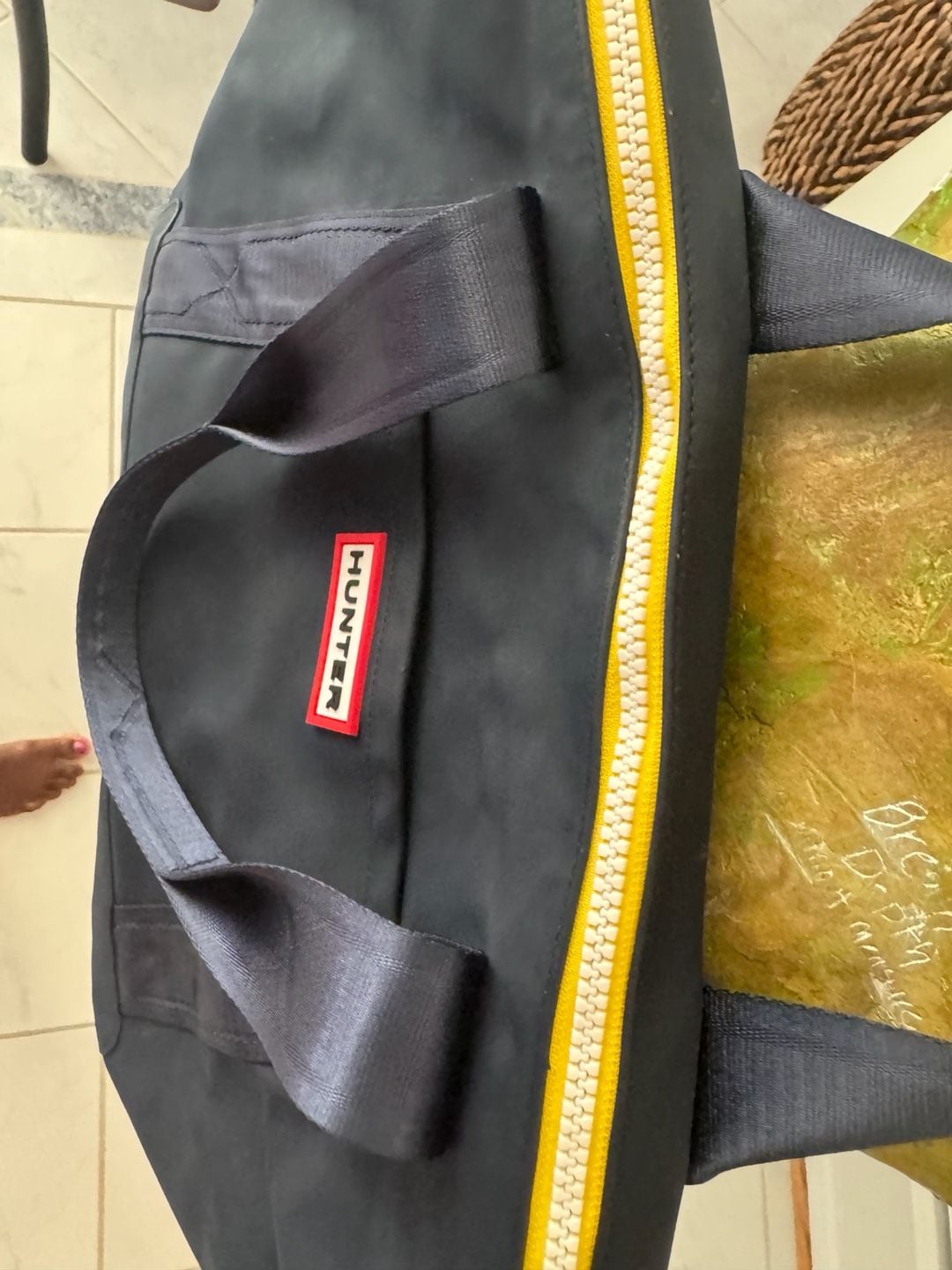 Hunter for Target Tote Bag Black Yellow . Weekender 3