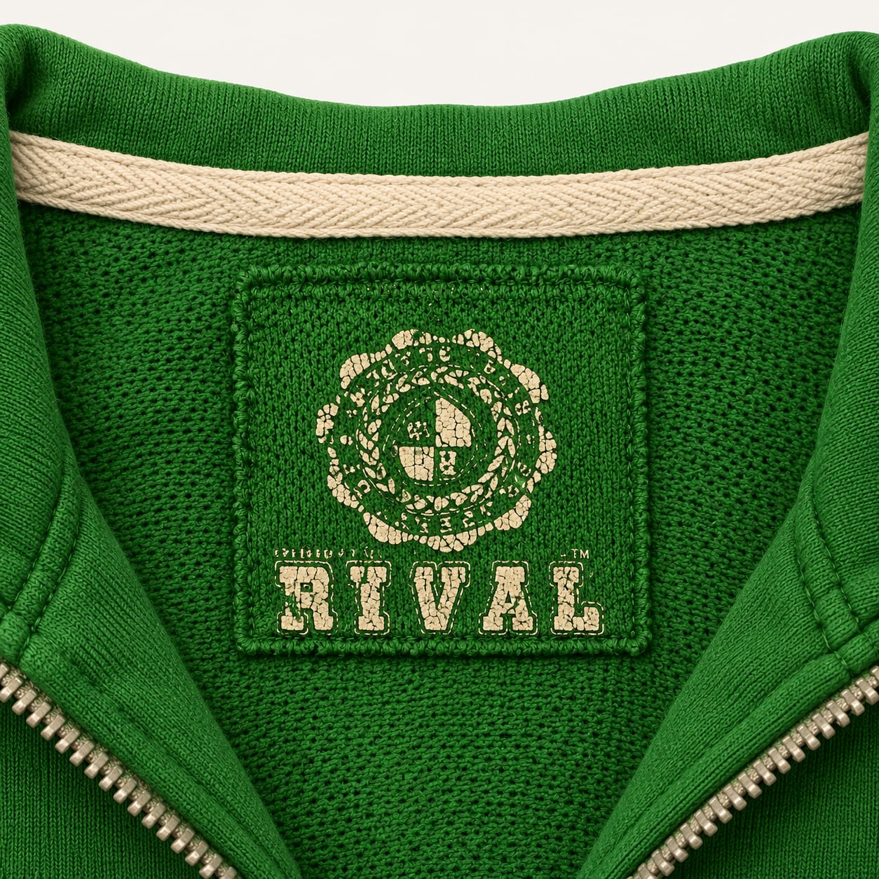 Rival Zip-Up Hoodie 76 Green 4