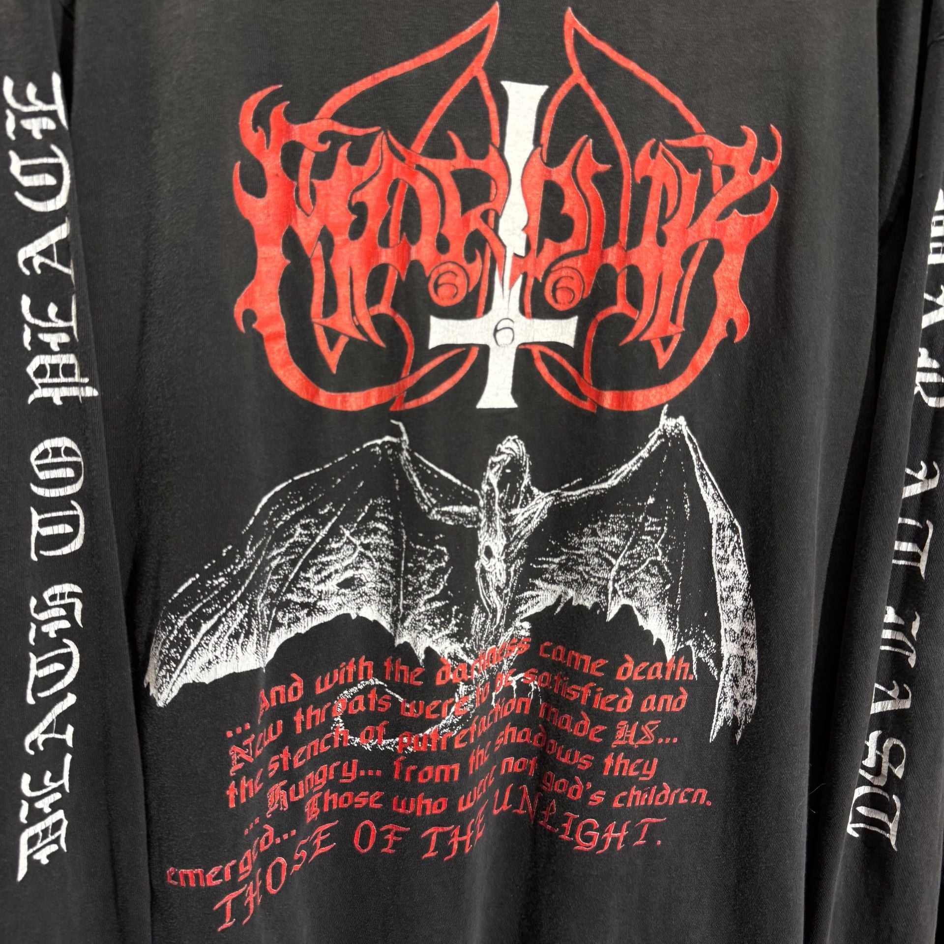 XL VTG MARDUK Those of the Unlight WAR AT LAST Euro RAW Wizard Cuff Long Sleeve 7
