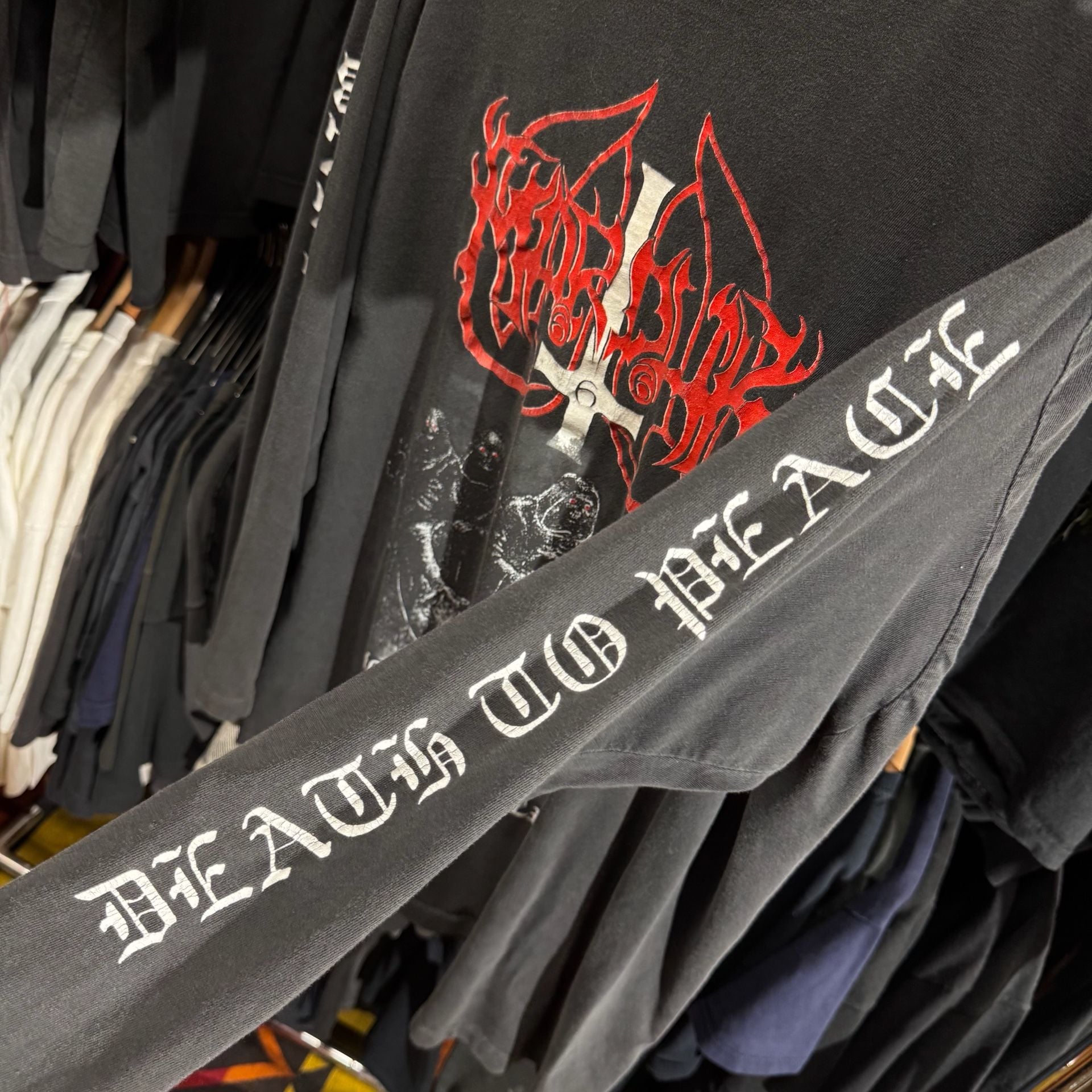 XL VTG MARDUK Those of the Unlight WAR AT LAST Euro RAW Wizard Cuff Long Sleeve 9