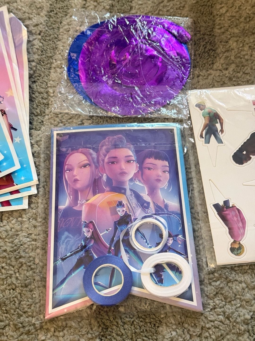 K-Pop Demon Hunters Party Supplies Bundle Set 3