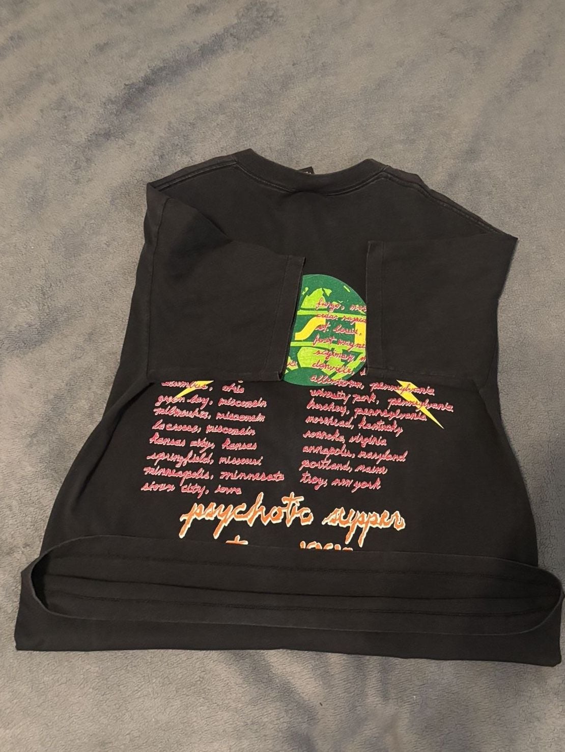 Giant by Tee Jays Tesla Psychotic Supper Tour 1992 T-Shirt Size XL 9