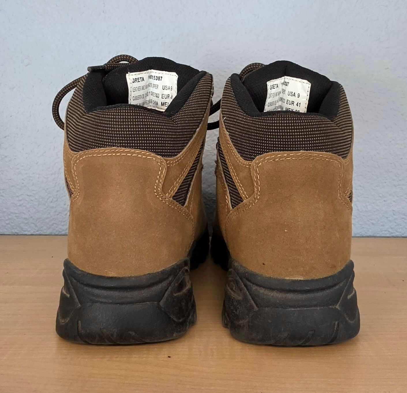 Ozark Trail Greta Waterproof Hiking Boots Ladies Size 9 Brown Leather 6