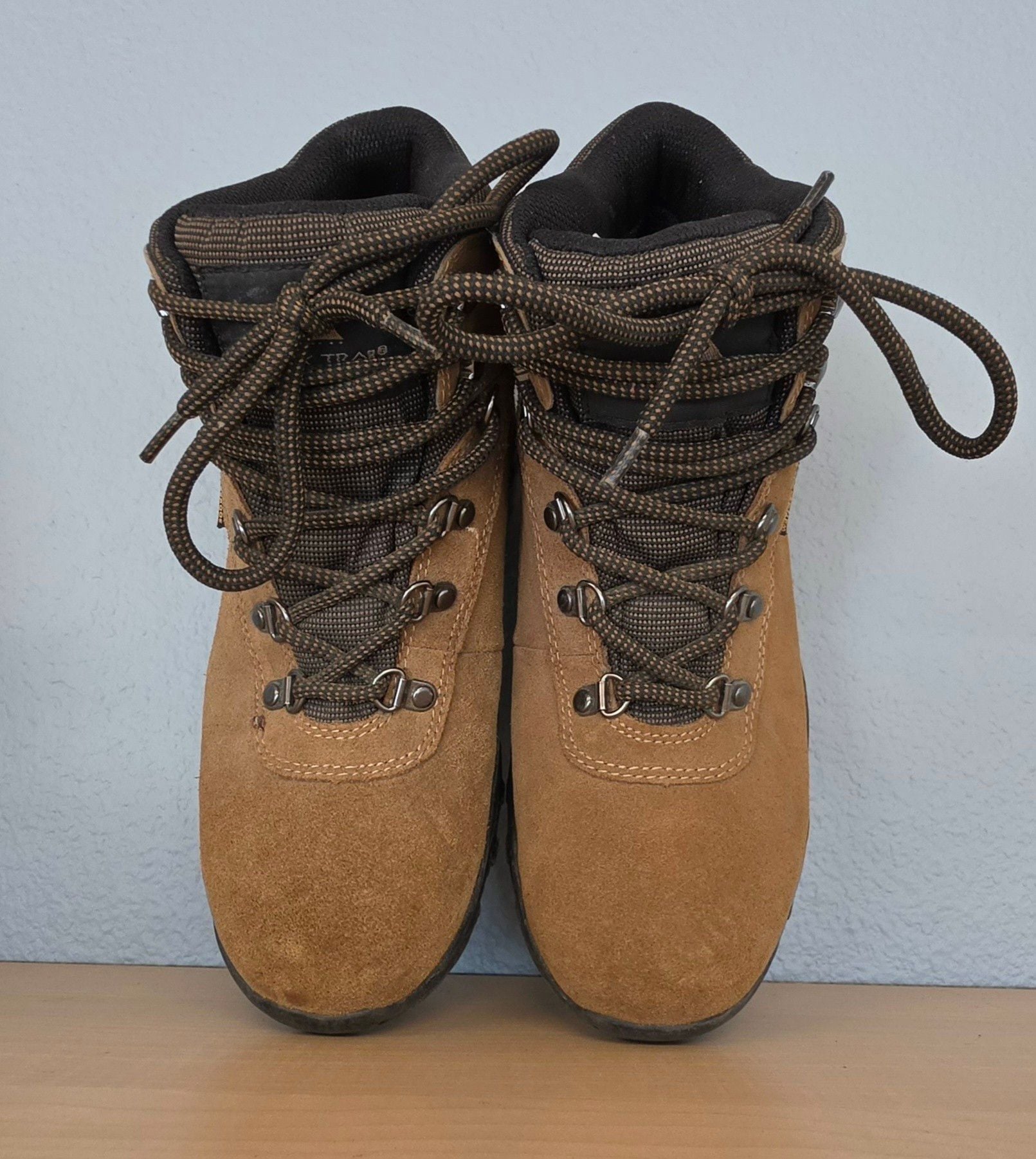 Ozark Trail Greta Waterproof Hiking Boots Ladies Size 9 Brown Leather 7
