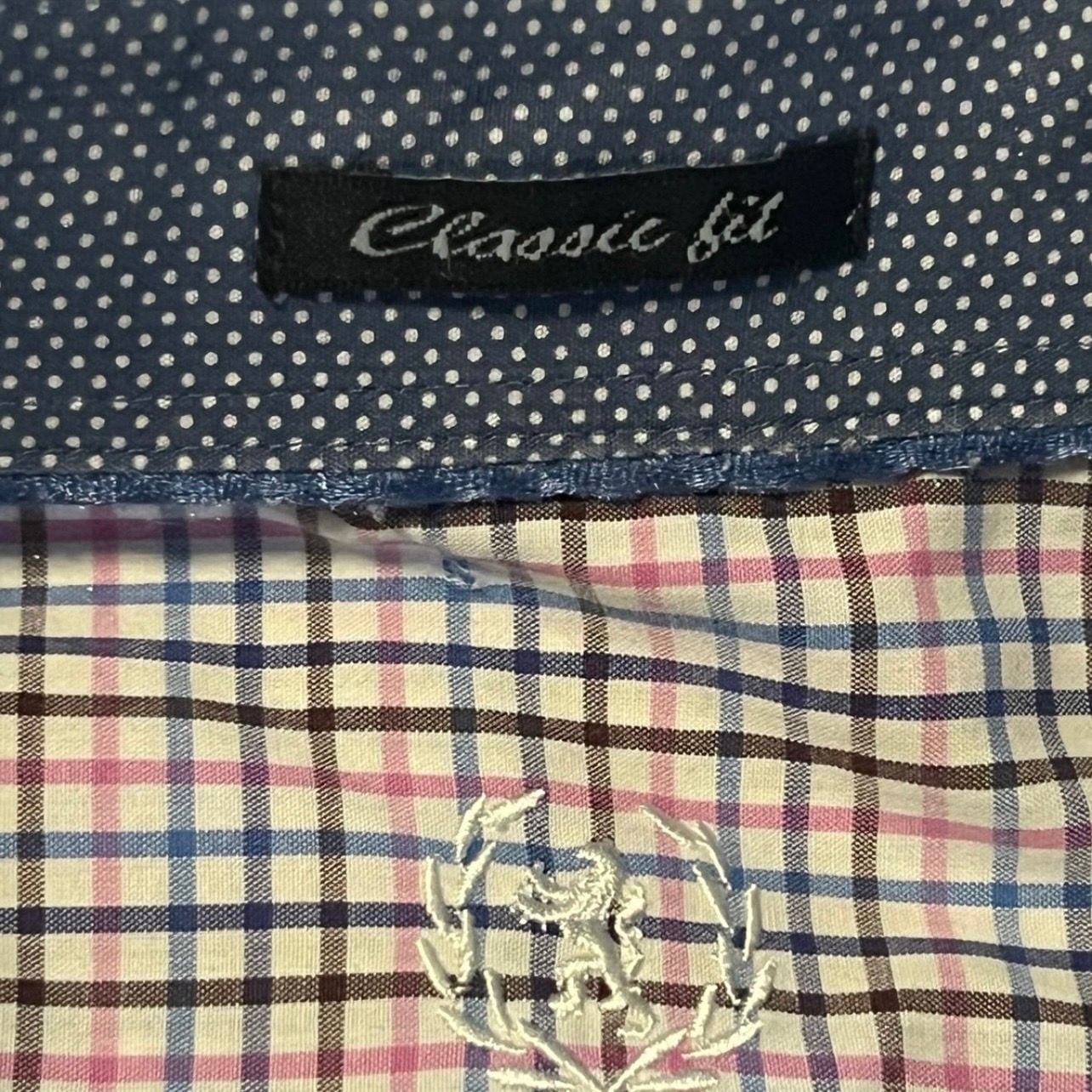 Bugatchi Uomo Plaid Button-Up Long Sleeve Shirt Classic Fit Large 4