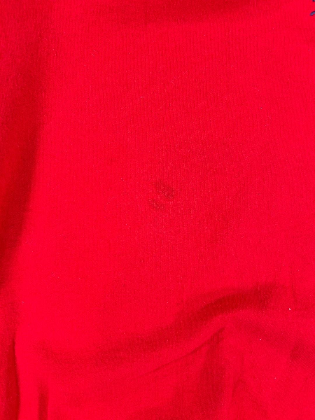 Jerzees Notre Dame Academy Quarter Zip Sweatshirt Red 6