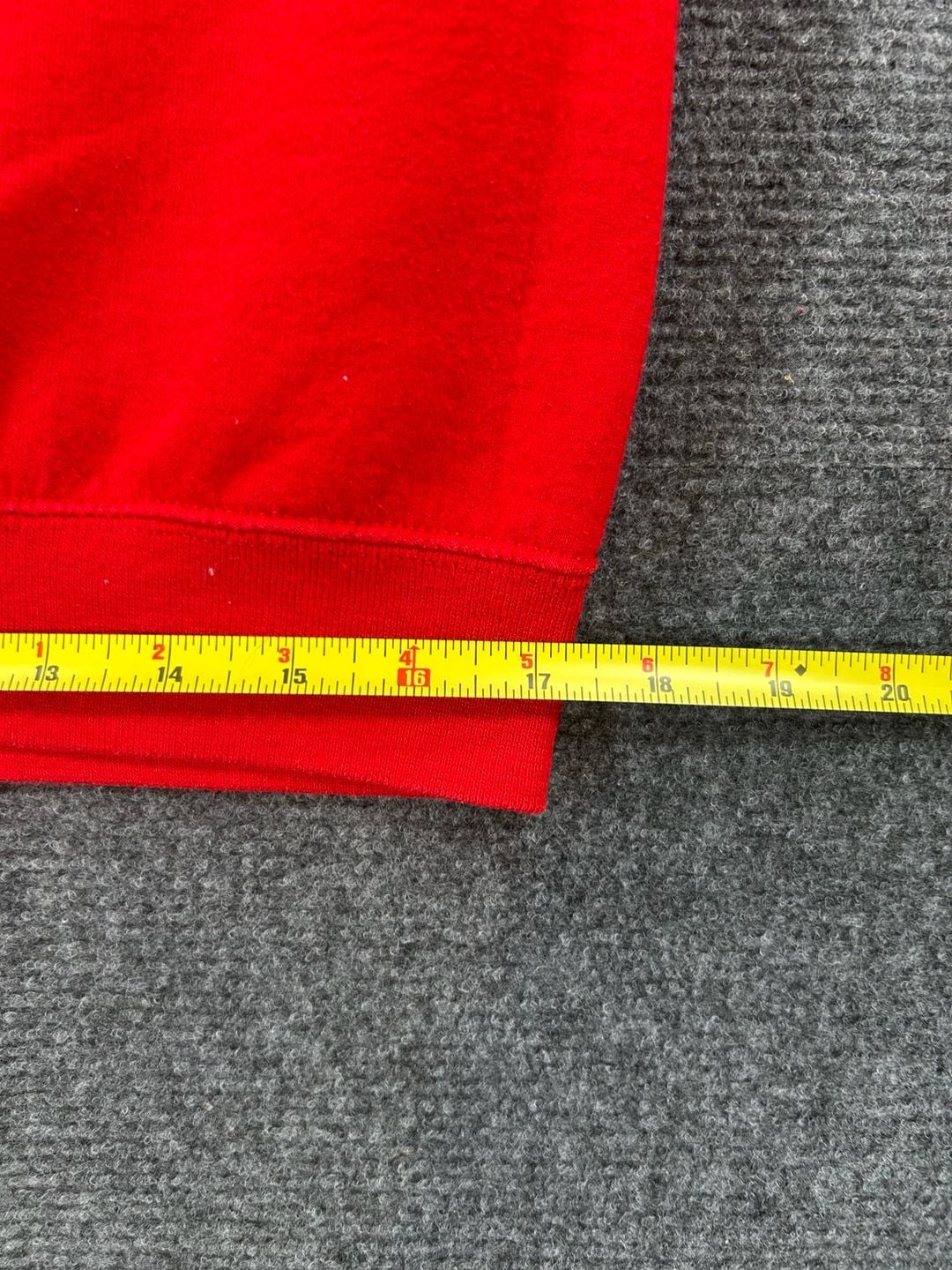 Jerzees Notre Dame Academy Quarter Zip Sweatshirt Red 7