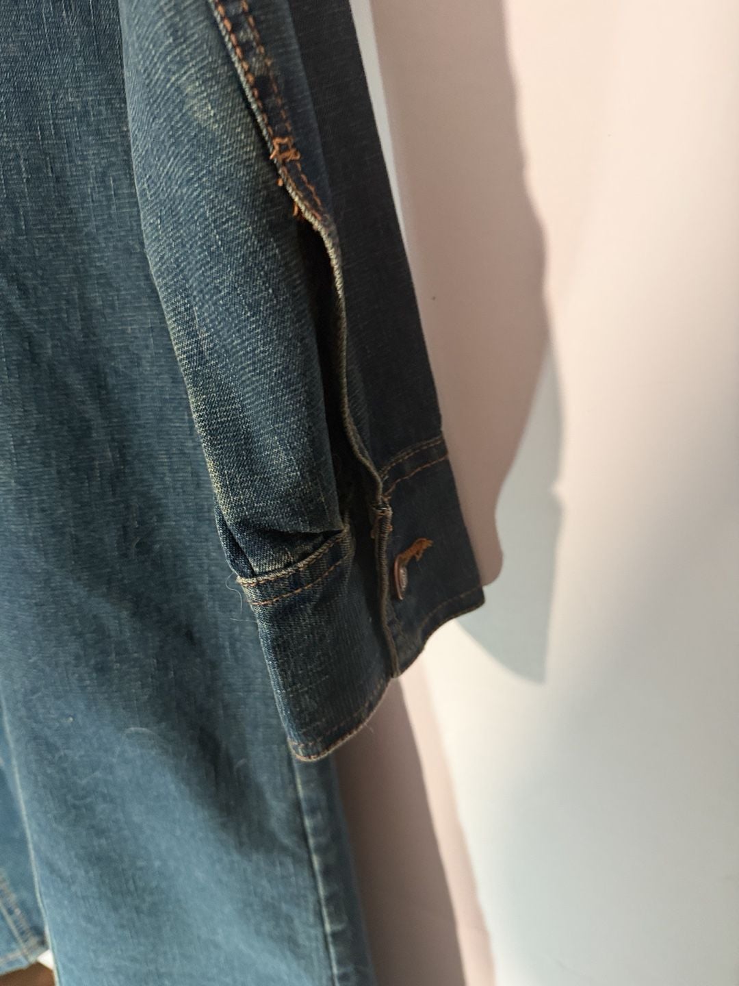 Faded Glory  denim jacket-style dress or a shacket dress 10