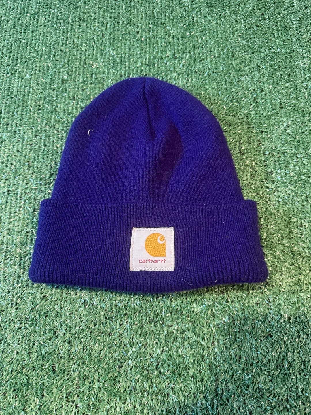 Carhartt Watch Beanie Purple Knit Cuffed Cap 2