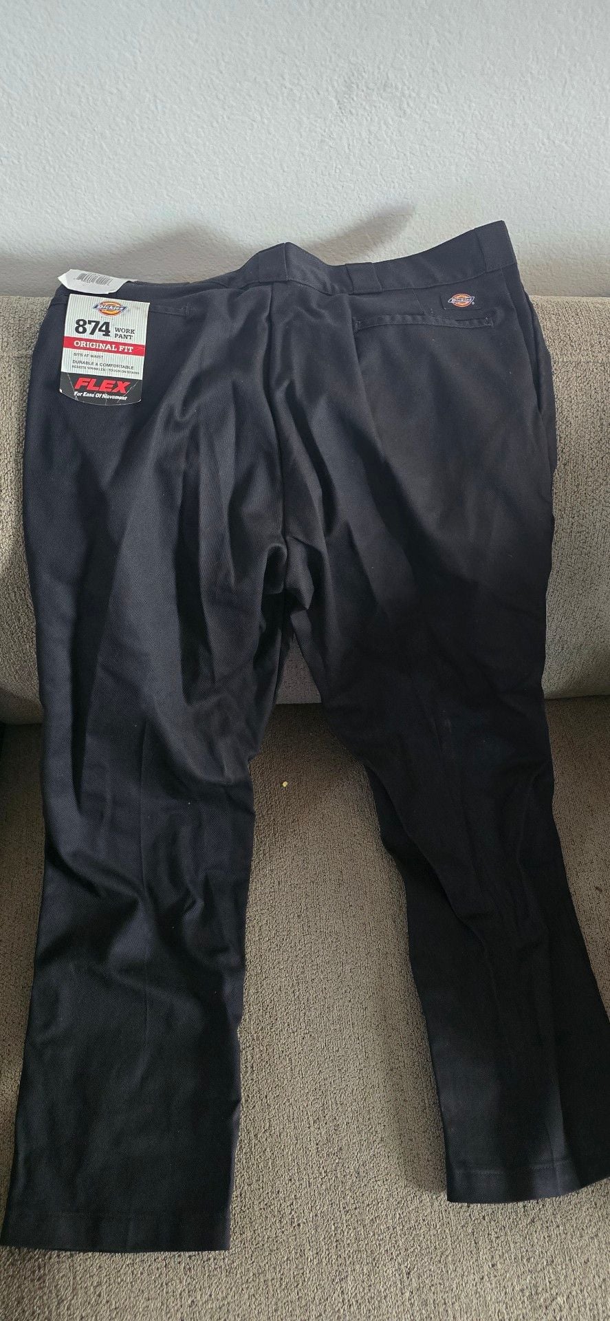 Dickies Original Fit Work Pants 38x32 Black 3