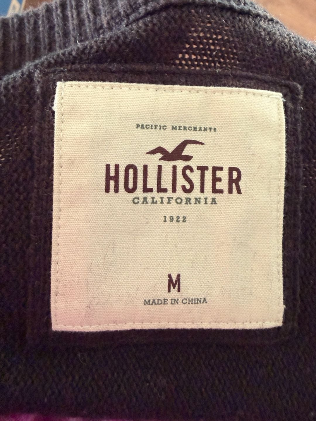 Y2K 2000’s Hollister Deep V-Neck Sweater Size M Brown Long Sleeve 5