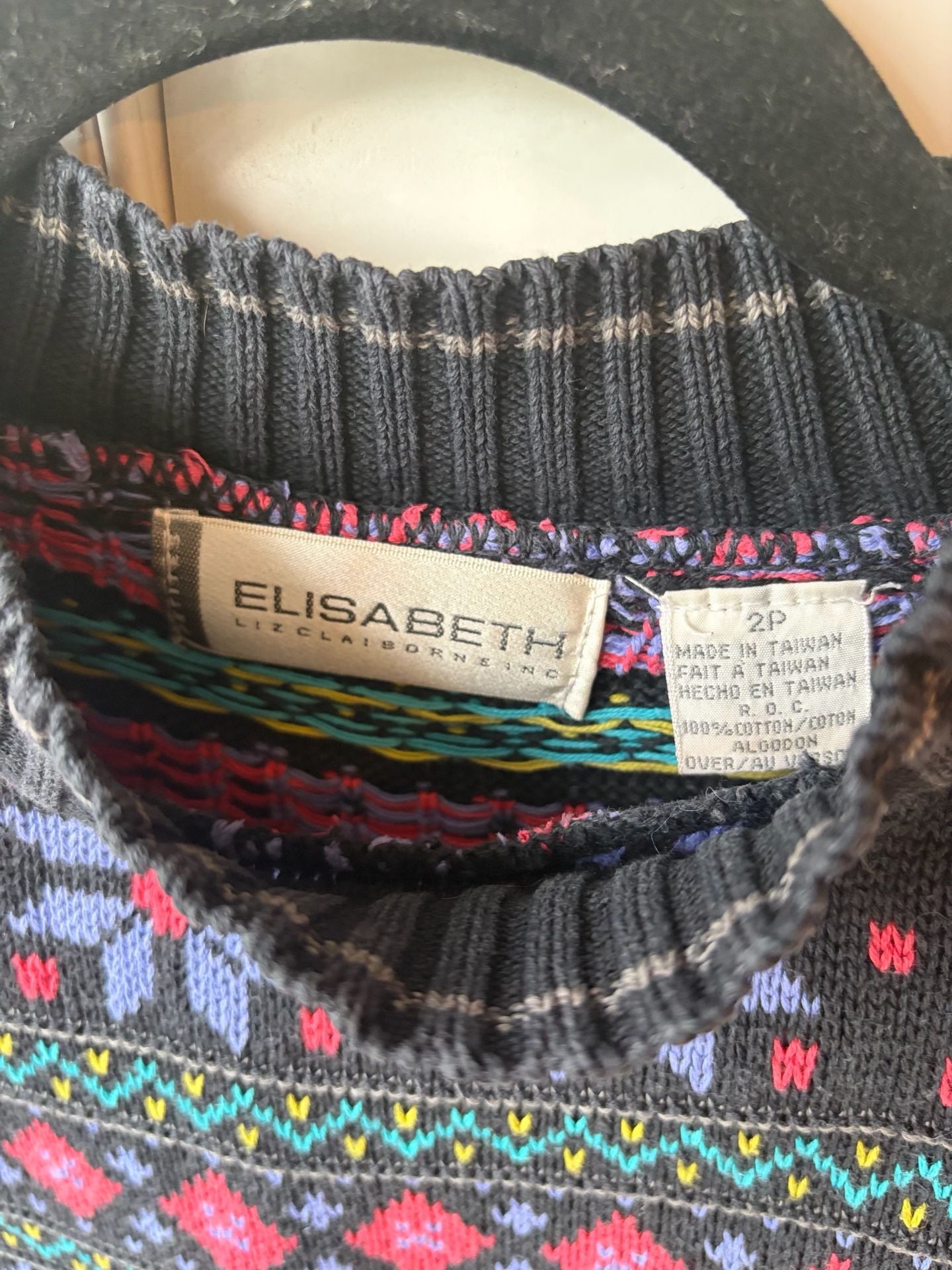 VTG Fair Isle Knit Sweater Granola Girl Fisherman’s Daughter Cottagecore 7