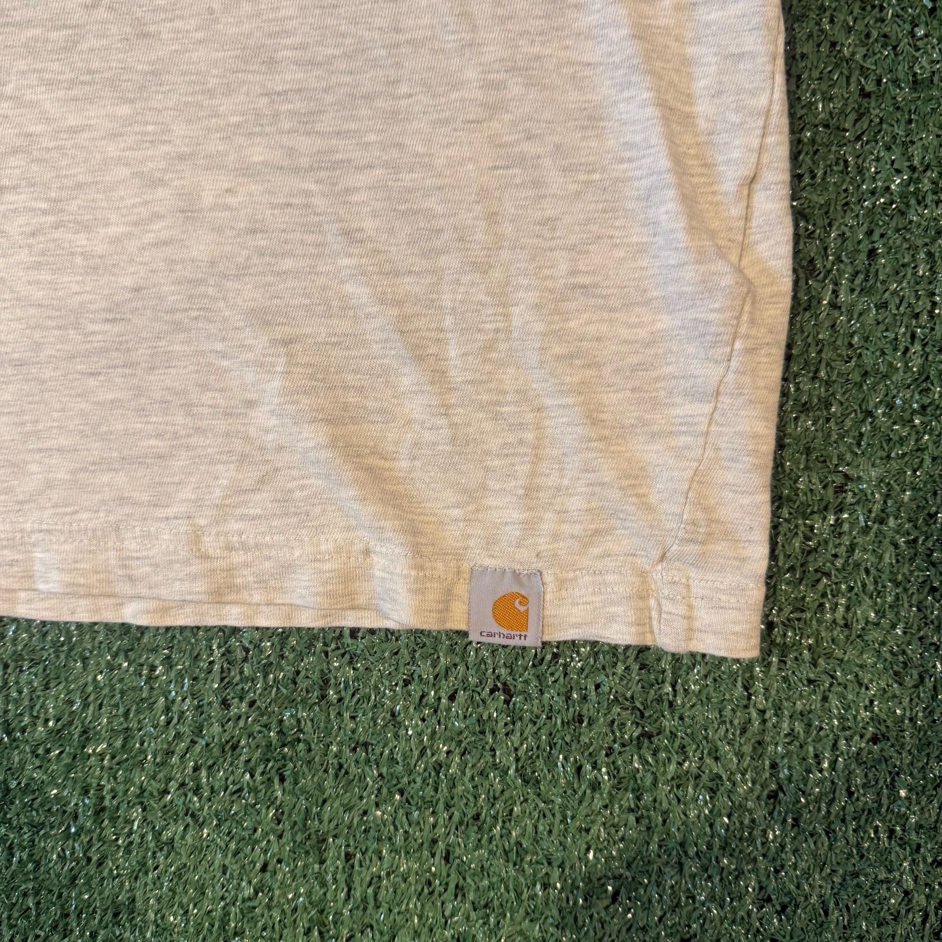 Carhartt Pocket T-Shirt Size L Gray Heather 4