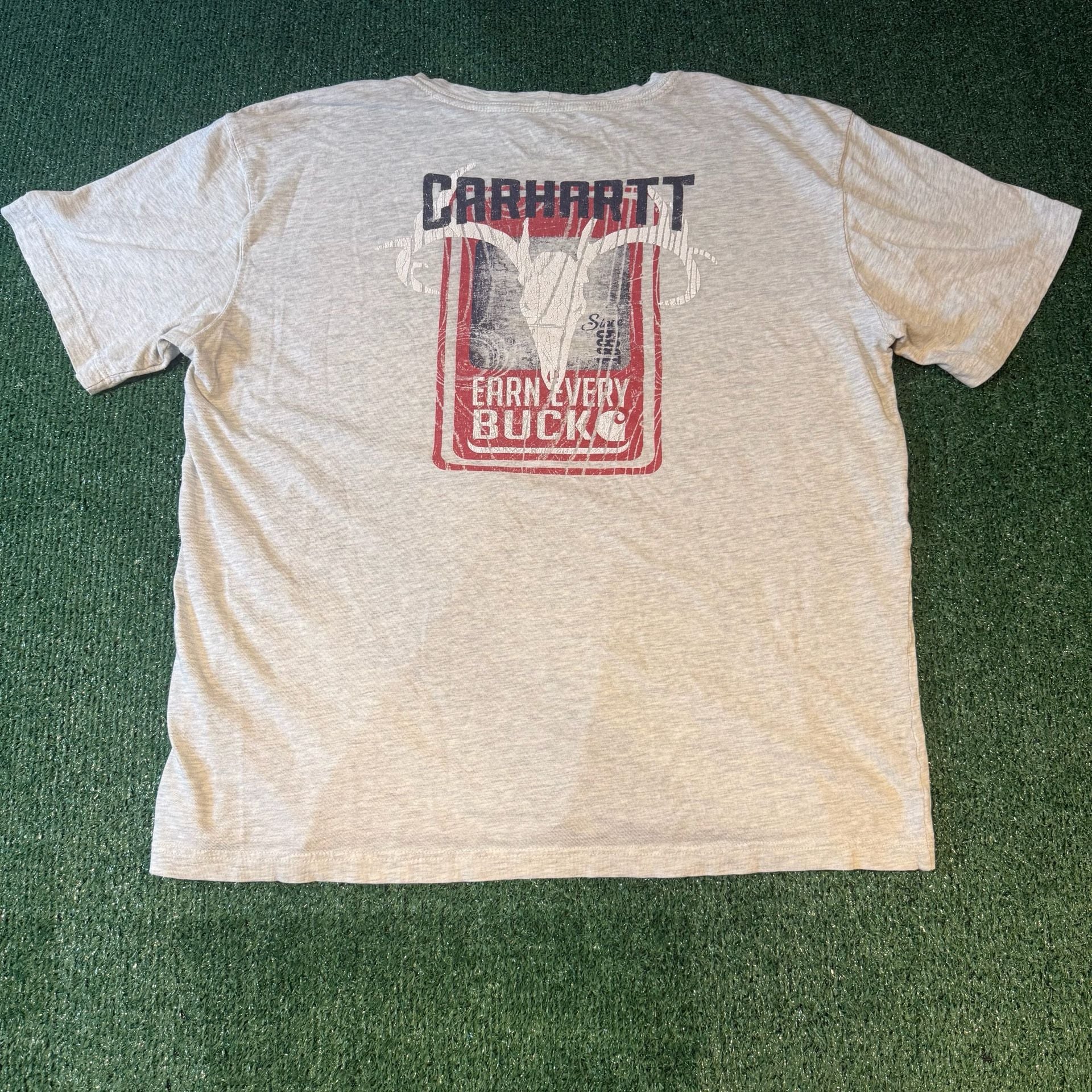 Carhartt Pocket T-Shirt Size L Gray Heather 5