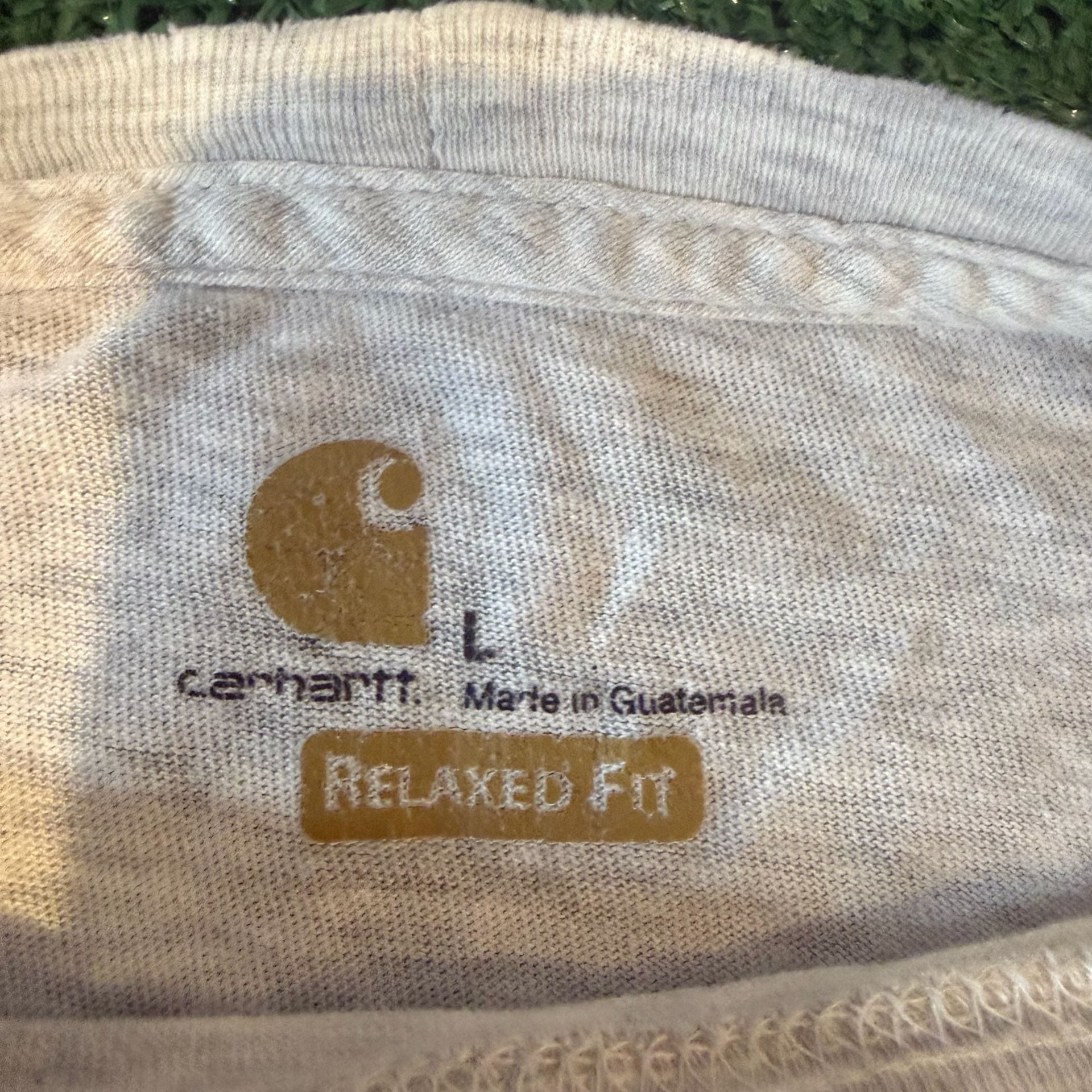 Carhartt Pocket T-Shirt Size L Gray Heather 6