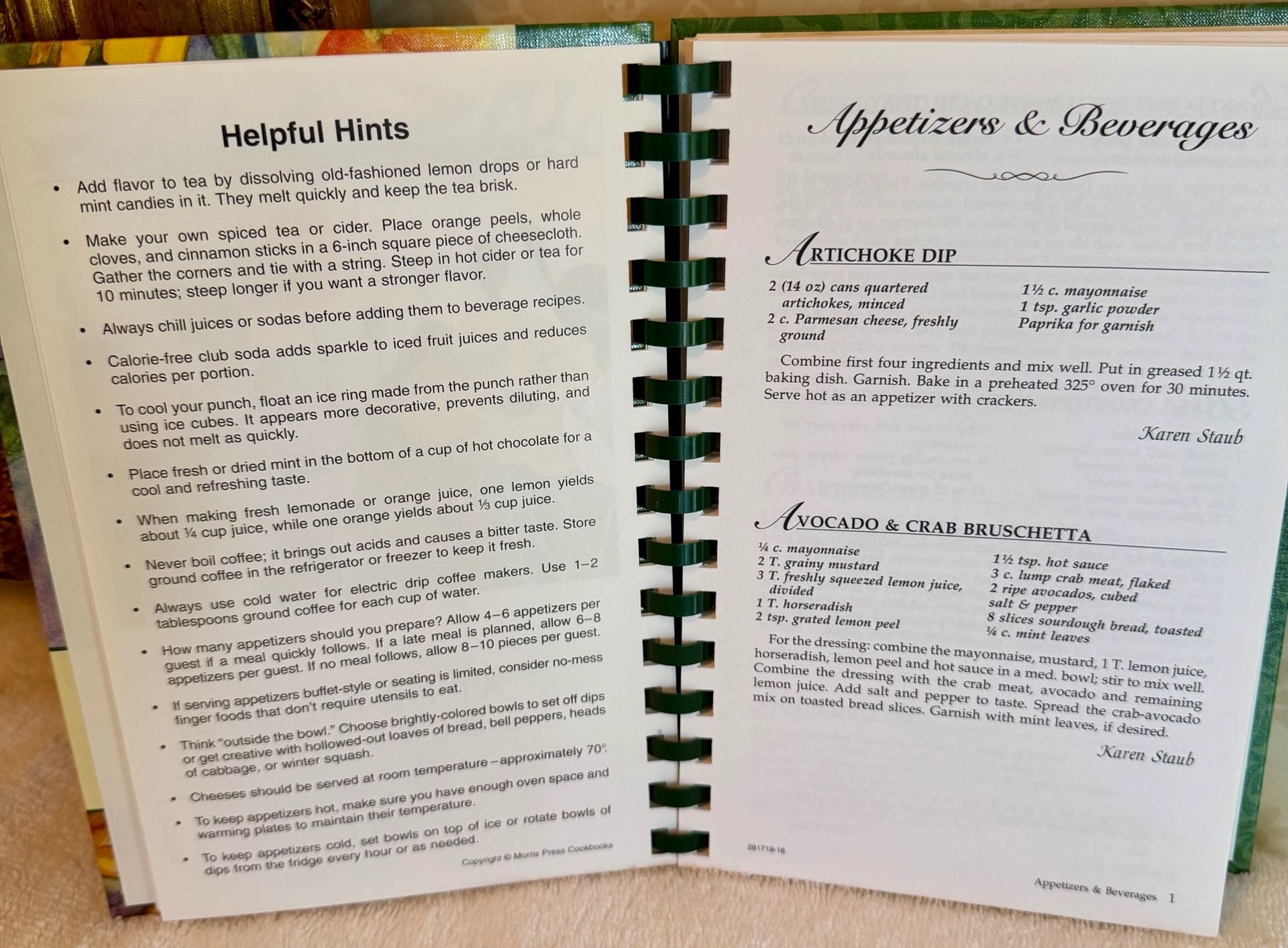 Grateful Deadheaders Garden Club Cookbook – 2016 Woodstock GA – Spiral Bound 8