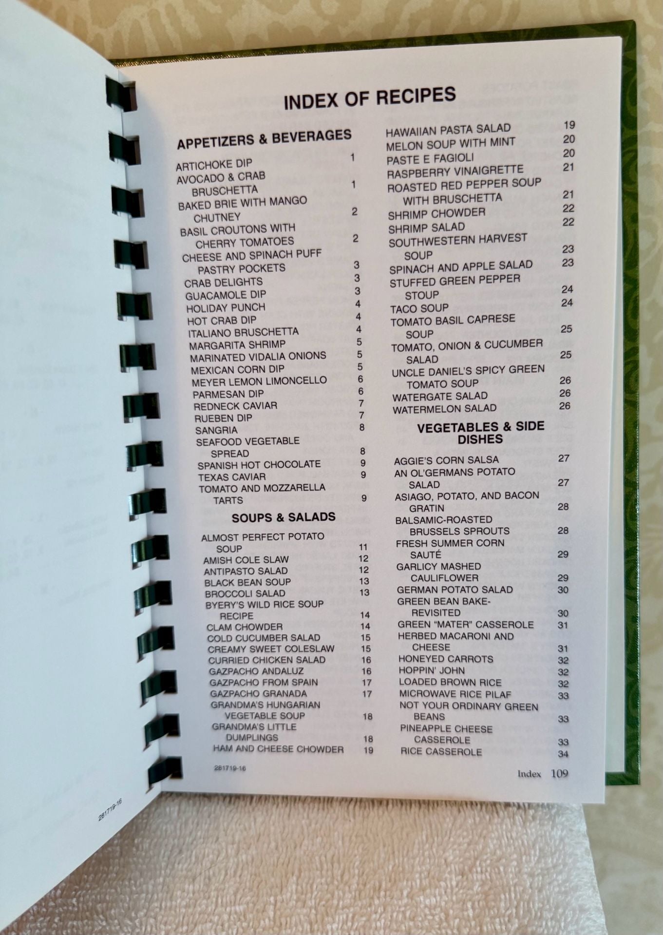 Grateful Deadheaders Garden Club Cookbook – 2016 Woodstock GA – Spiral Bound 9