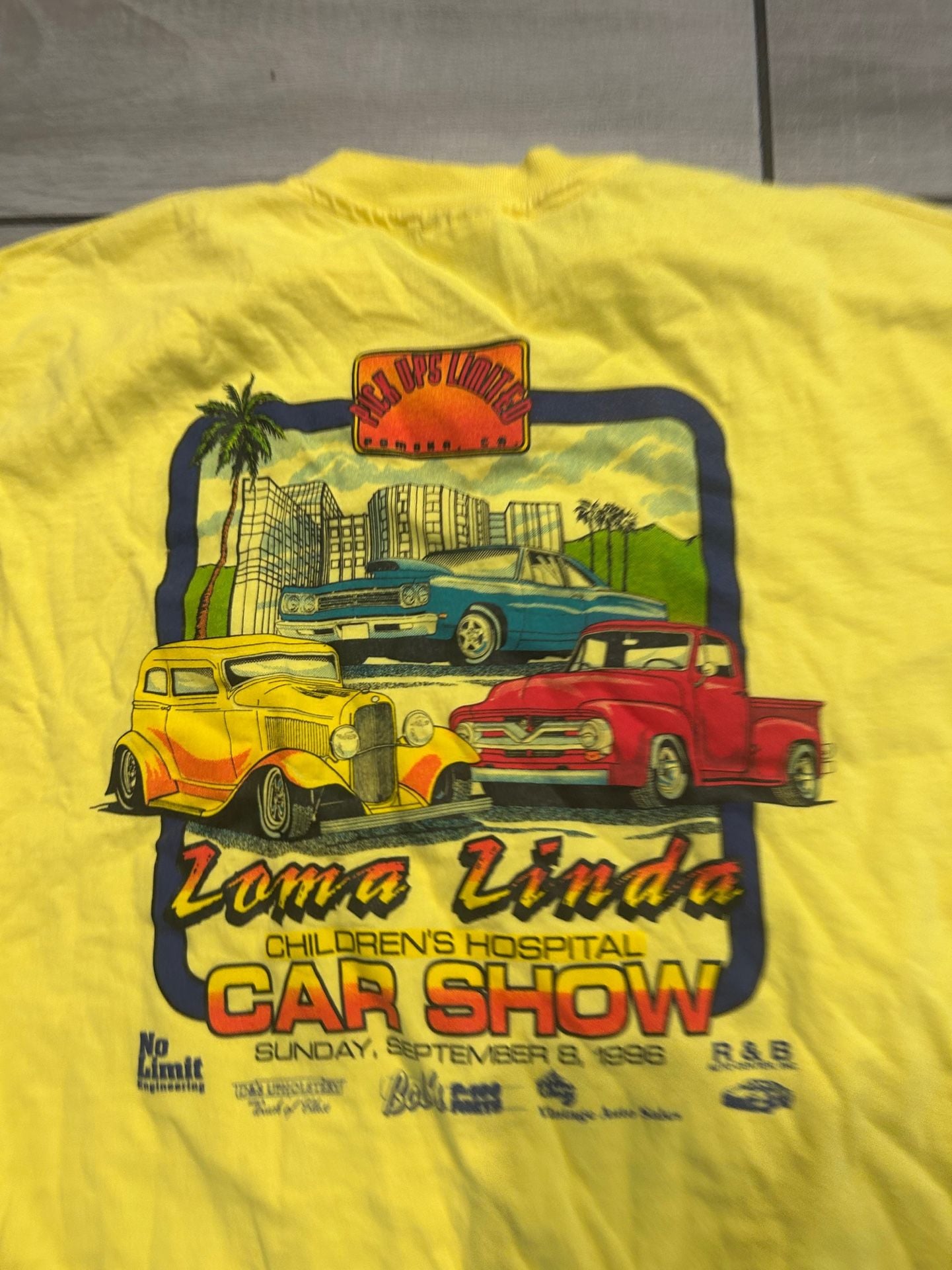 Hanes Beefy-T Loma Linda Childrens Hospital Car Show T-Shirt Adult XL 7