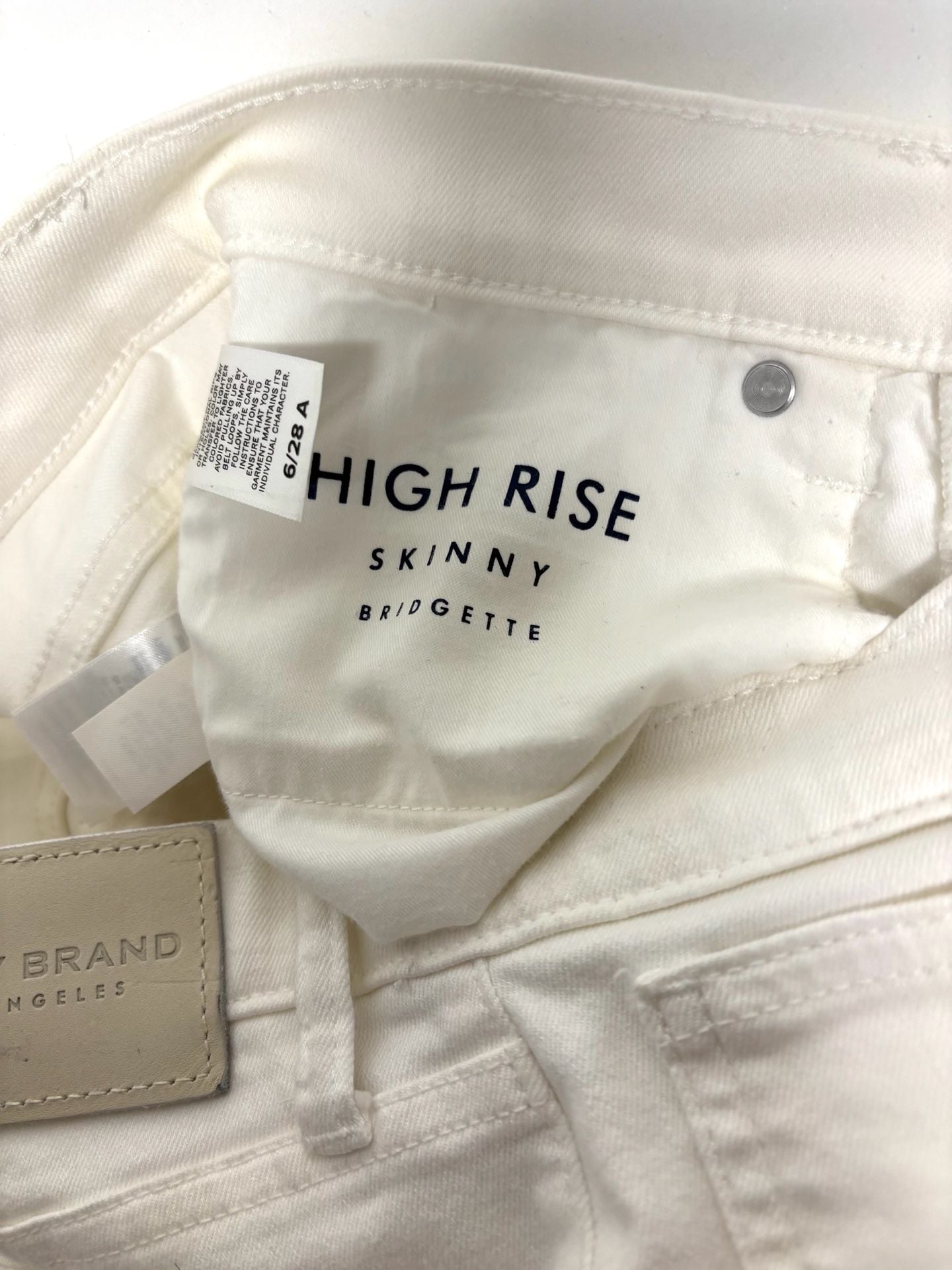 Lucky Brand Skinny Jeans White Denim Size 6 8
