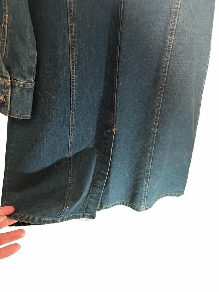 Faded Glory  denim jacket-style dress or a shacket dress 11