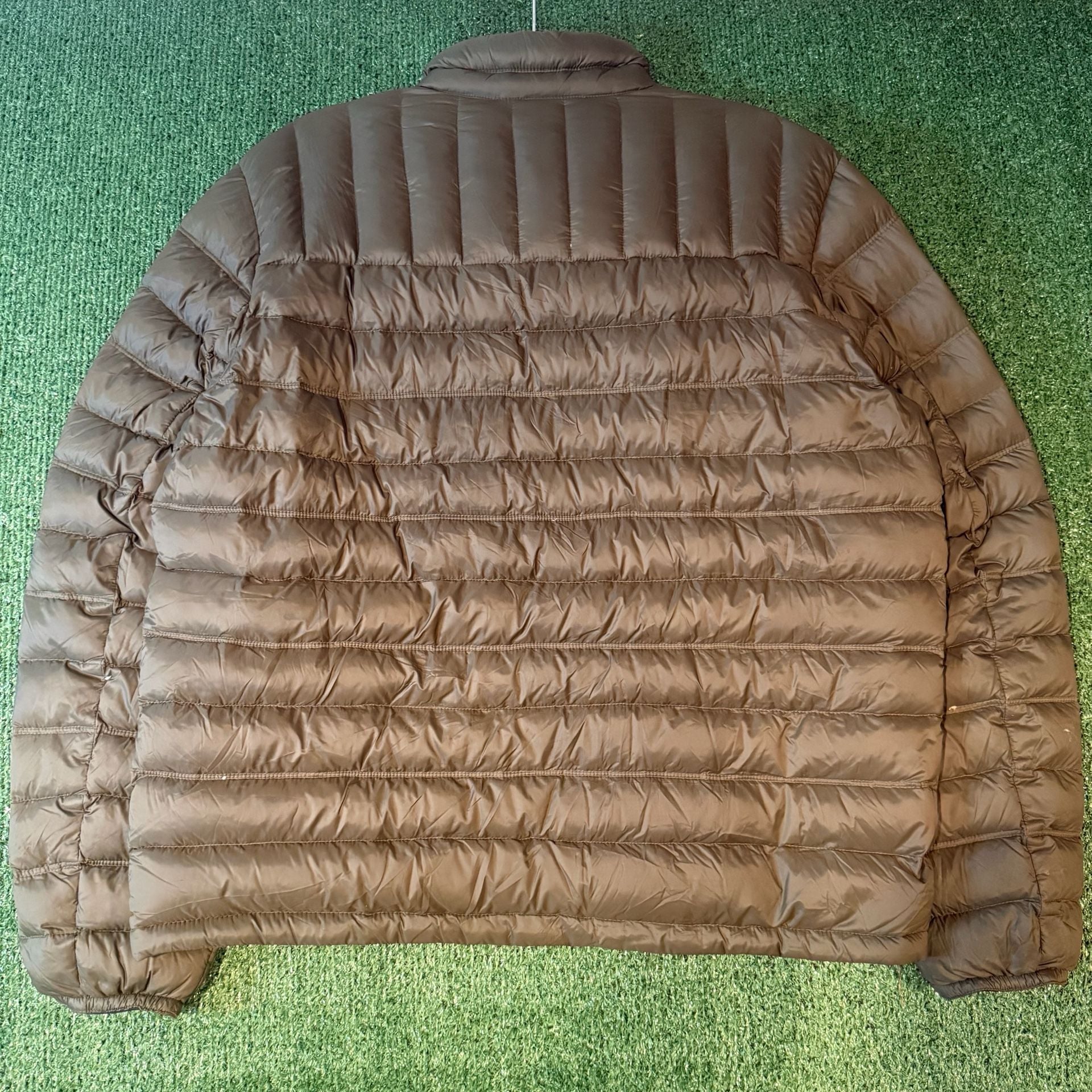 Tommy Hilfiger Puffer Jacket Size L Green Down Packable 4