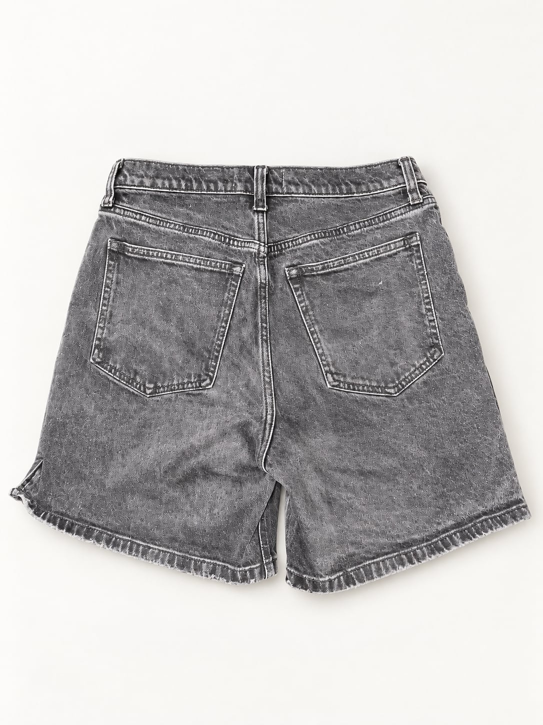 Abercrombie & Fitch The 90s Dad Short Size 30/10 Black Denim 3